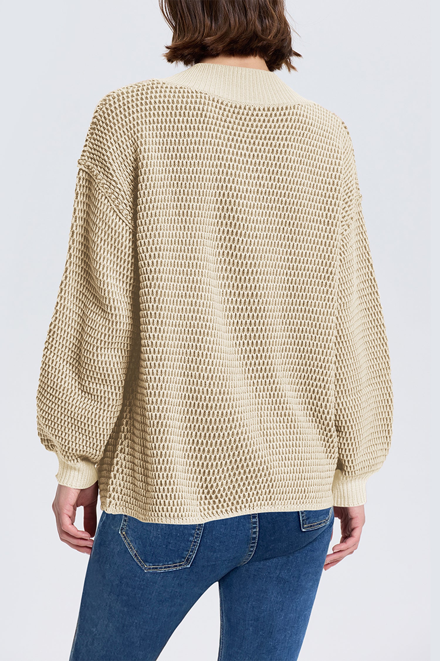 Cakulo Women's Oversized V-Neck Fall Sweater