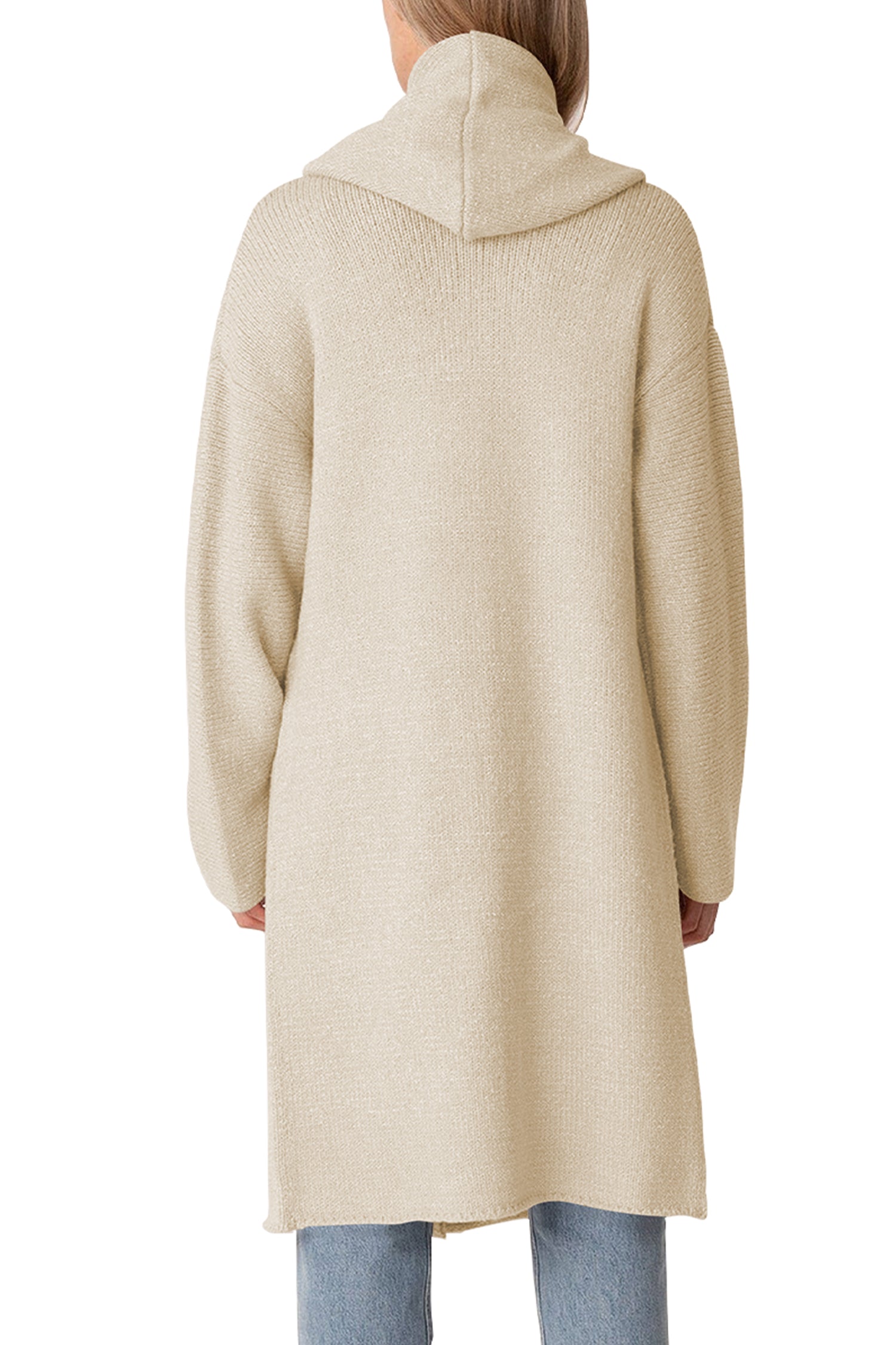 Cakulo Trendy Women's Oversized Hooded Fall Cardigan Sweater