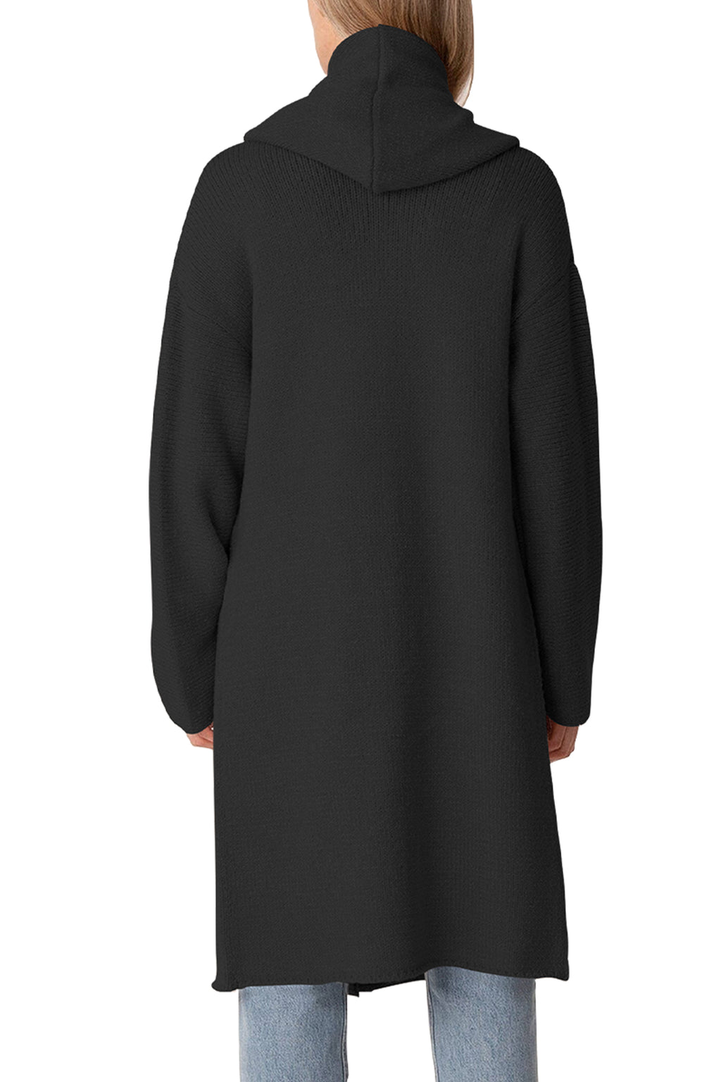 Cakulo Trendy Women's Oversized Hooded Fall Cardigan Sweater