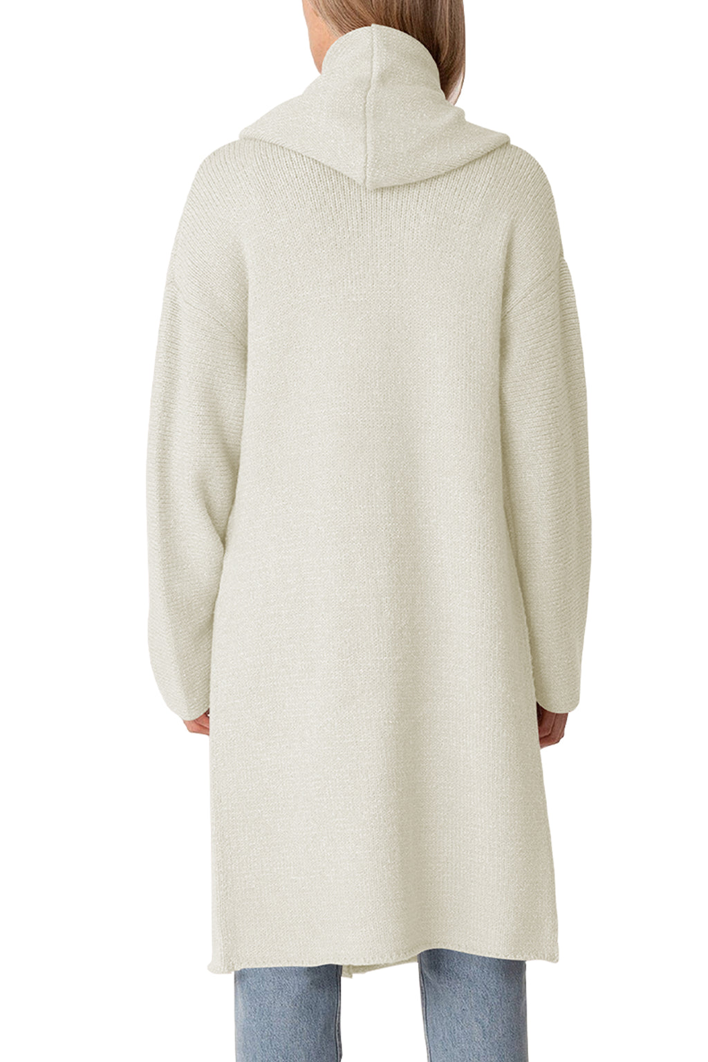 Cakulo Trendy Women's Oversized Hooded Fall Cardigan Sweater
