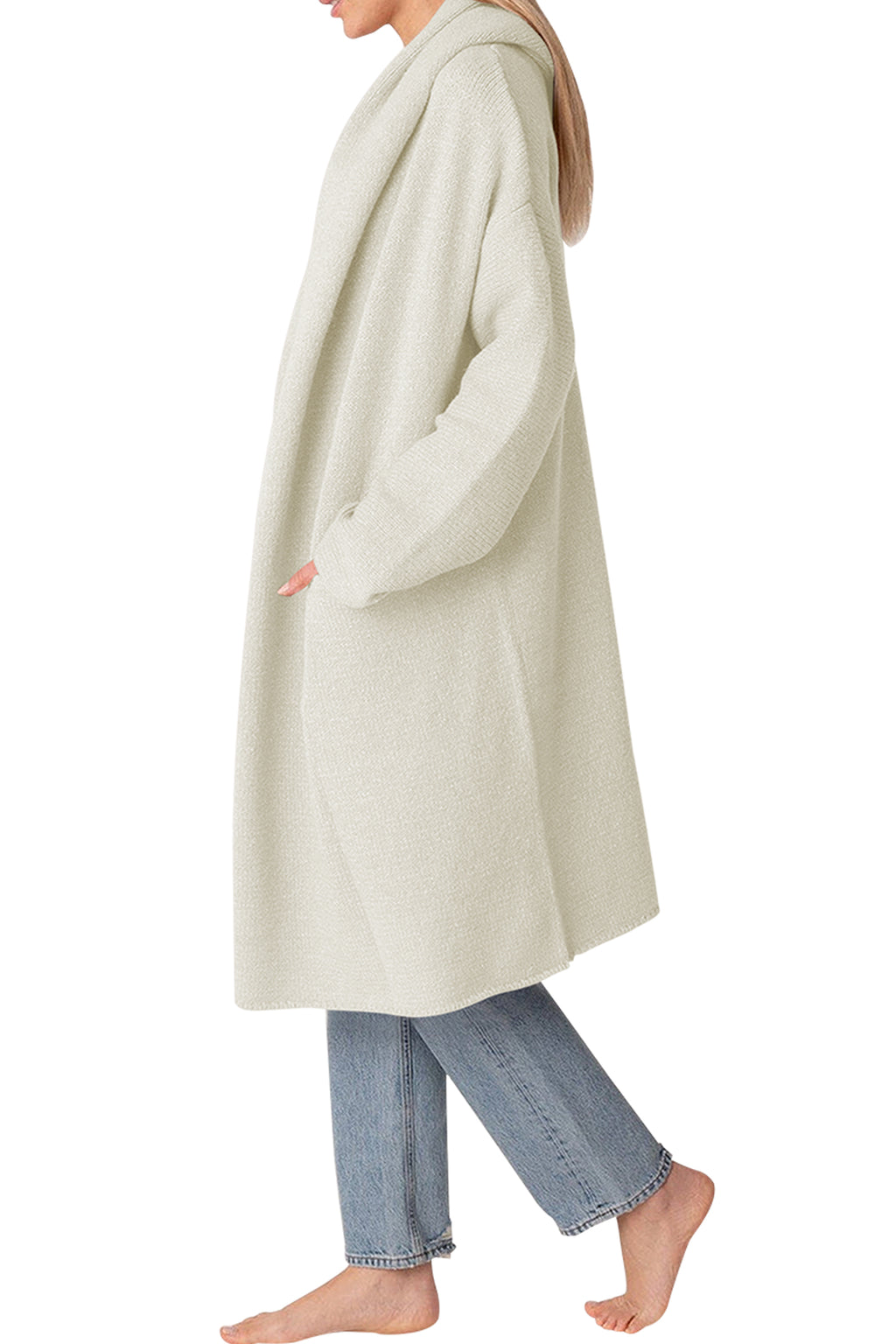 Cakulo Trendy Women's Oversized Hooded Fall Cardigan Sweater