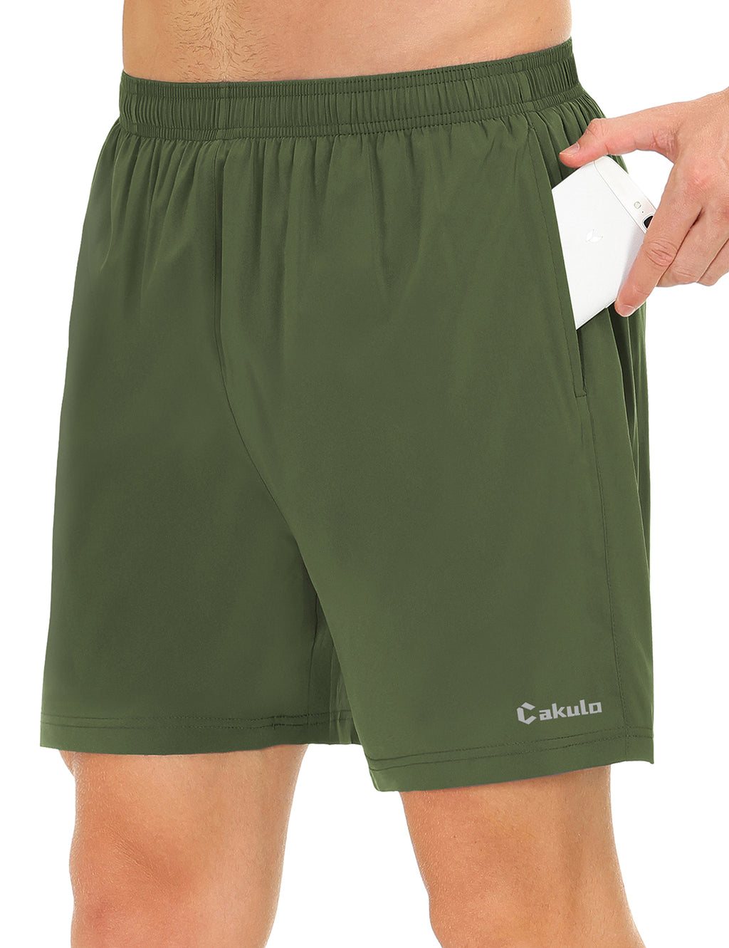 Cakulo Men's 8‘’ Running Tennis Shorts Quick Dry