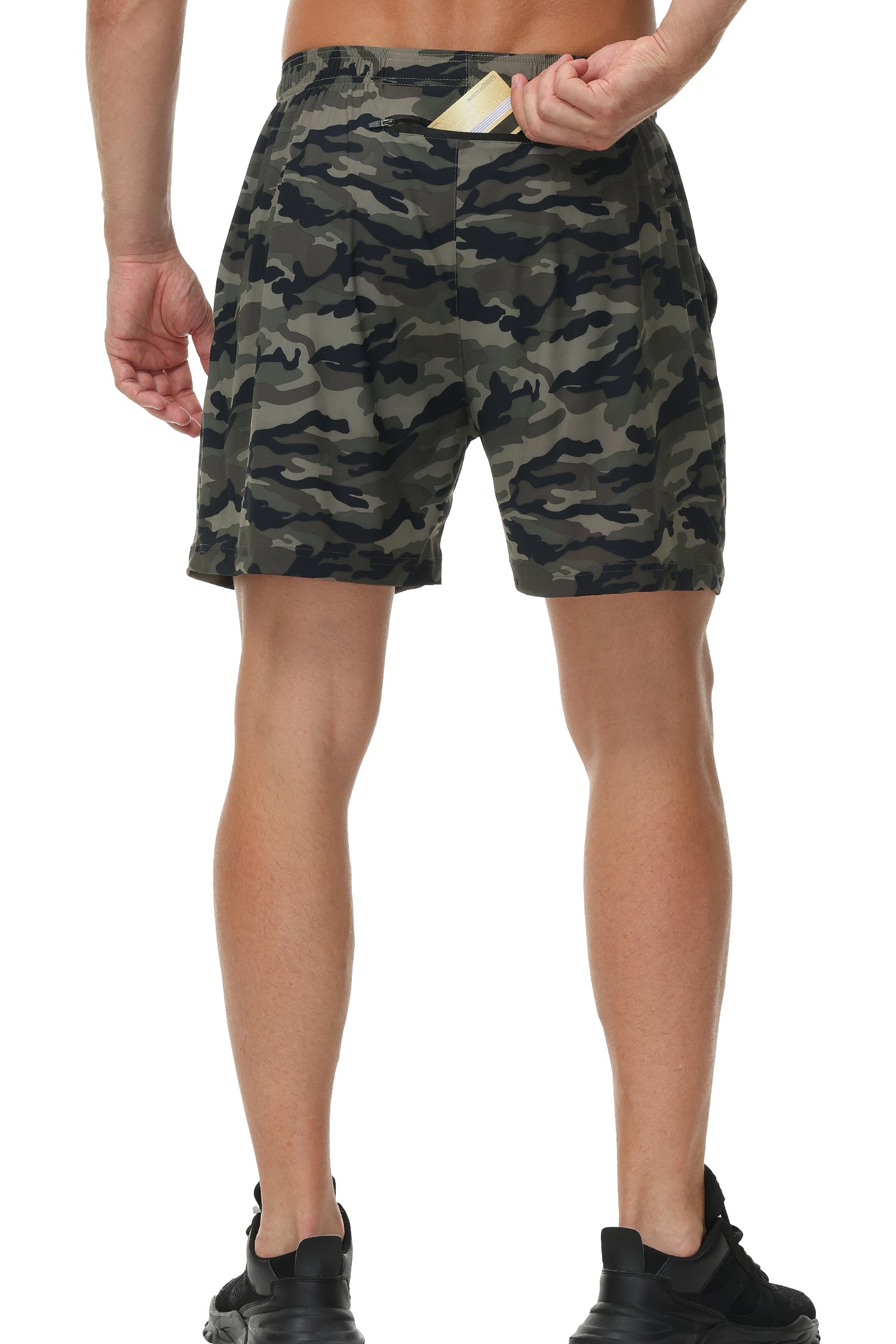 Cakulo Men's 5‘’ Running Tennis Shorts Quick Dry