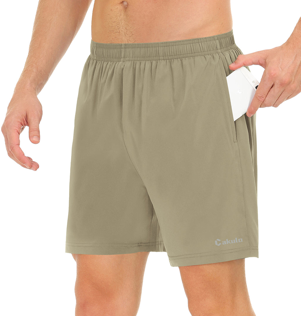Cakulo Men's 8‘’ Running Tennis Shorts Quick Dry
