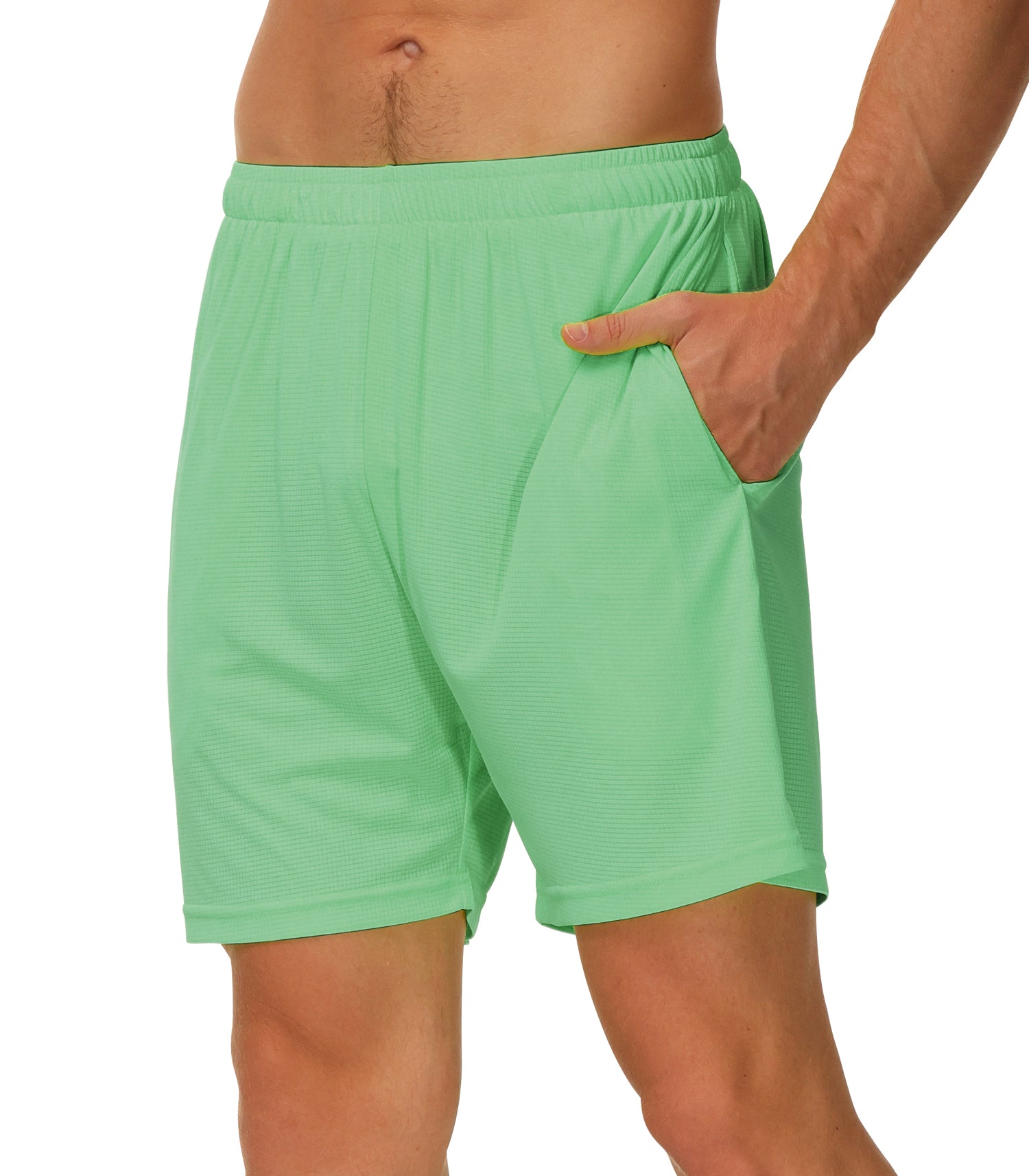 Cakulo Men's 8'' Workout Shorts with Pockets