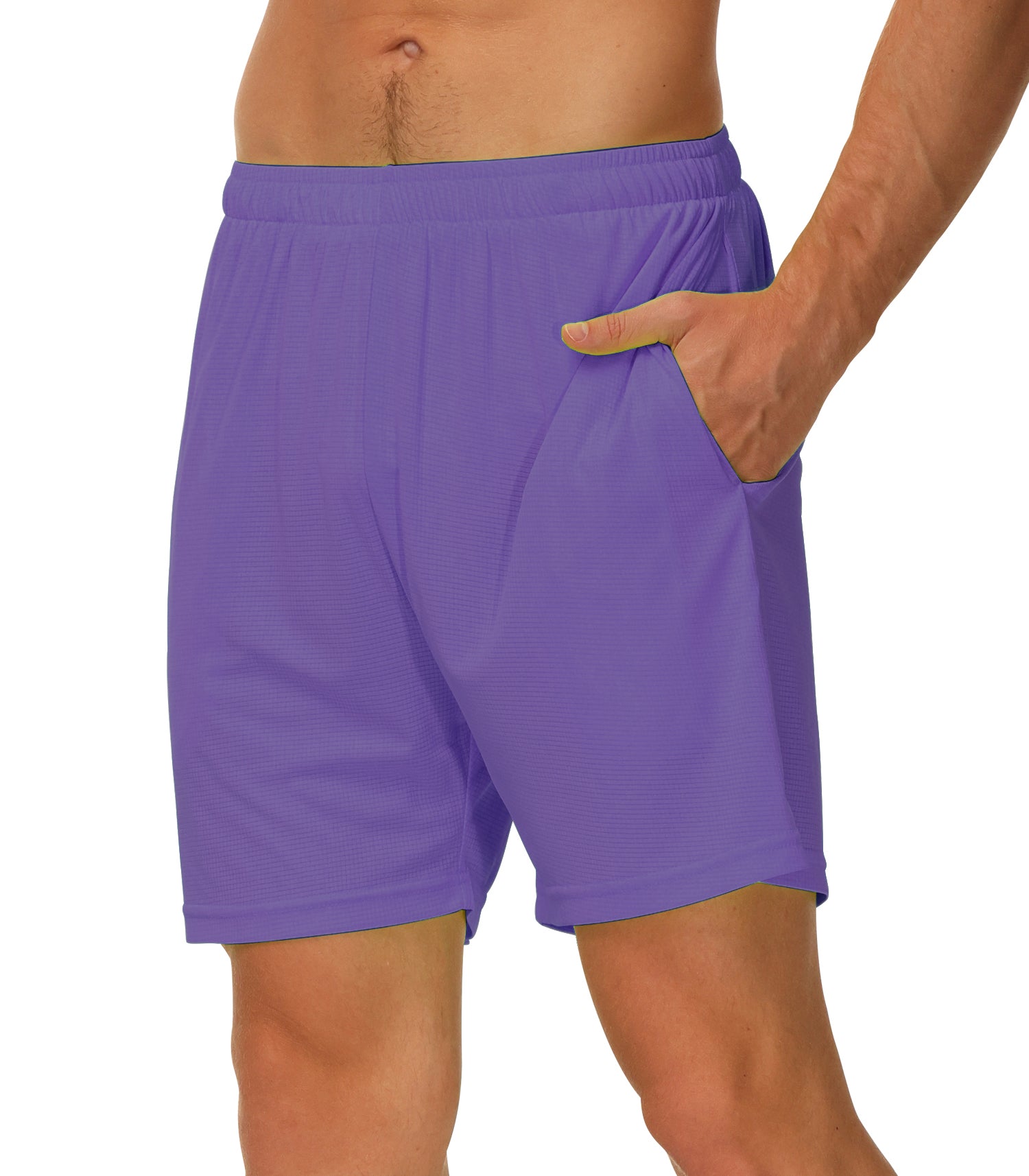 Cakulo Men's 8'' Workout Shorts with Pockets