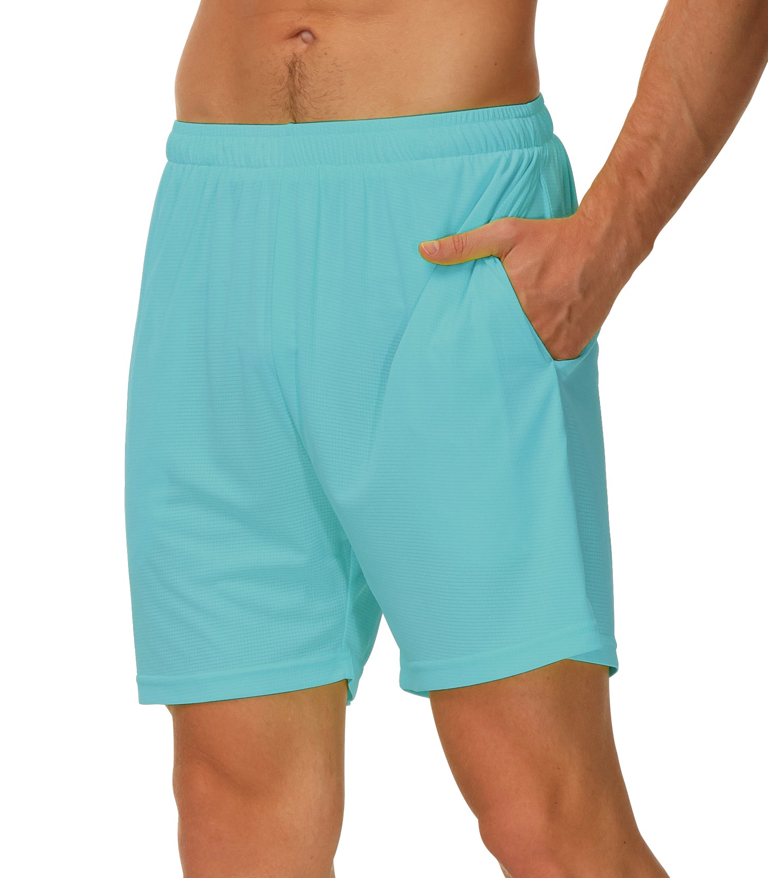 Cakulo Men's 8'' Workout Shorts with Pockets