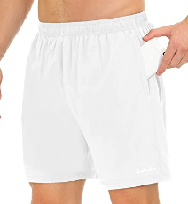 Cakulo Men's 8'' Workout Shorts with Pockets