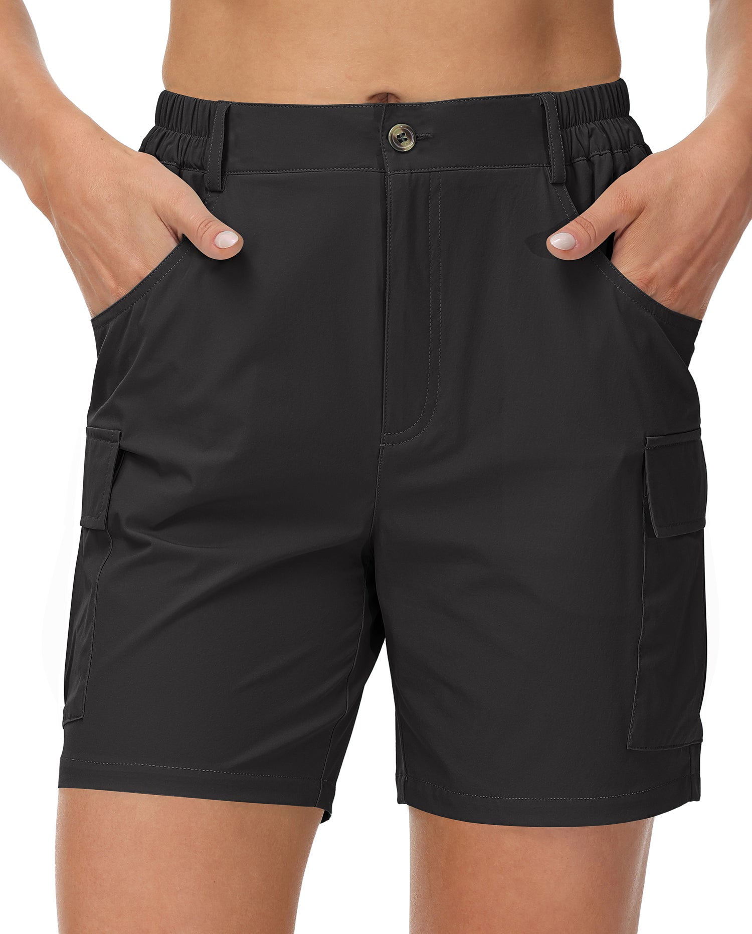 Cakulo Women's 6'' Quick Dry Hiking Shorts
