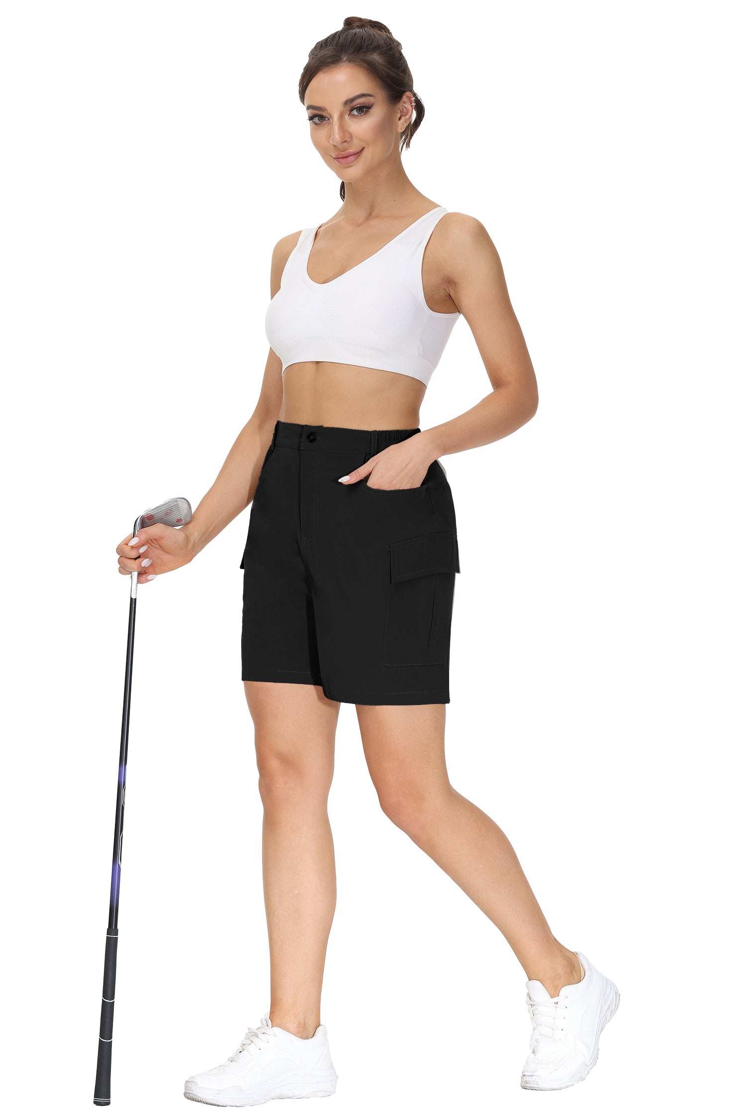 Cakulo Women's 6'' Quick Dry Hiking Shorts