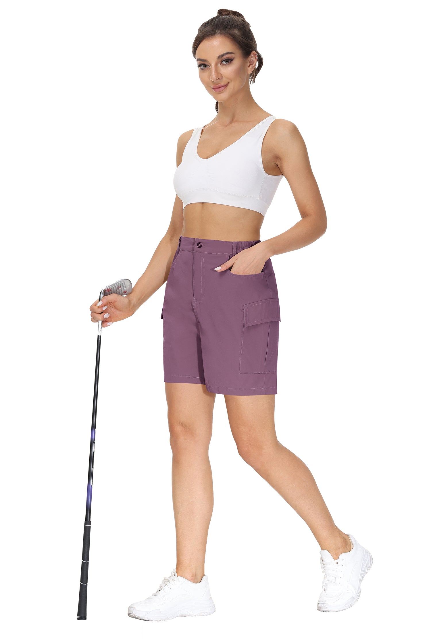 Cakulo Women's 6'' Quick Dry Hiking Shorts
