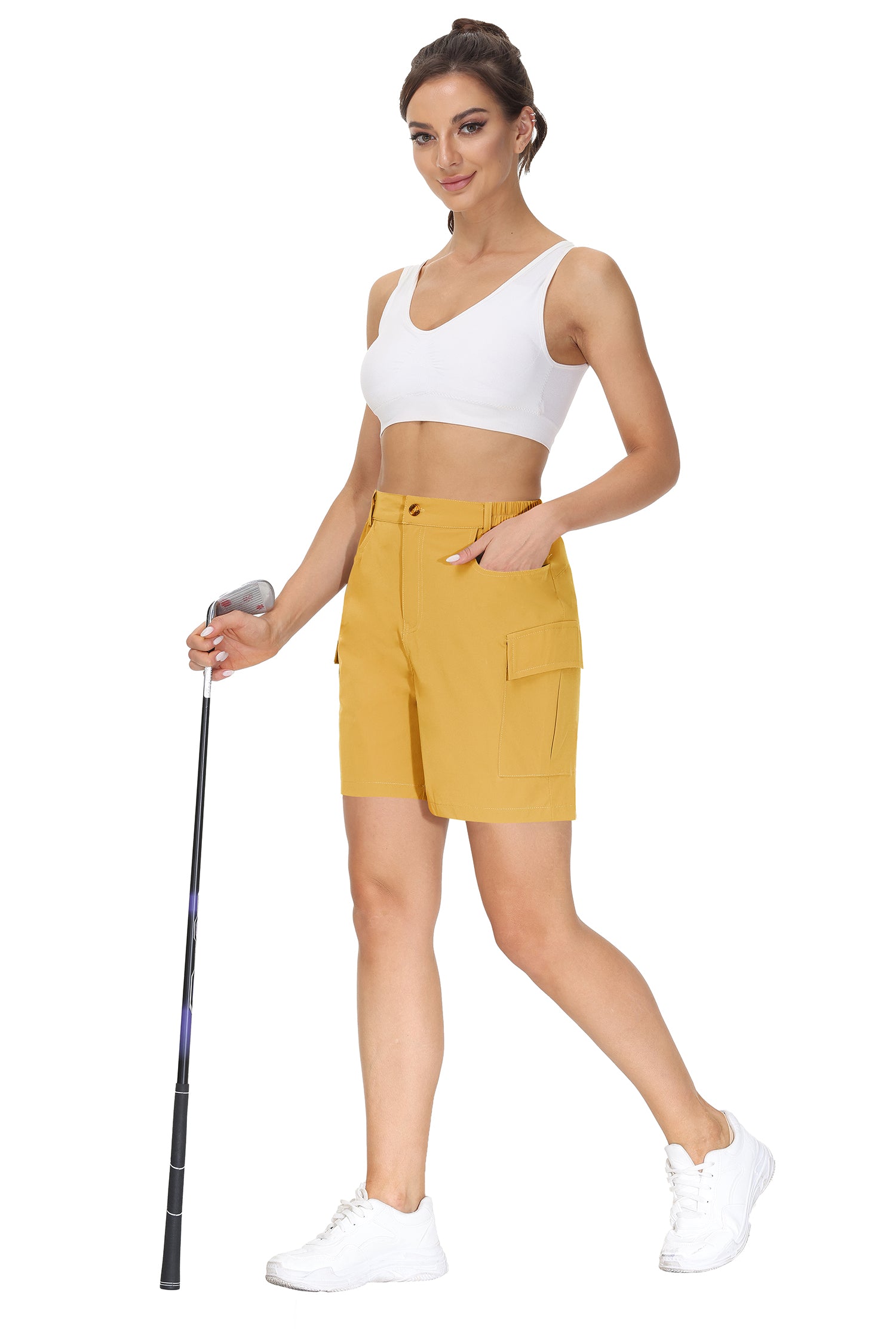 Cakulo Women's 6'' Quick Dry Hiking Shorts