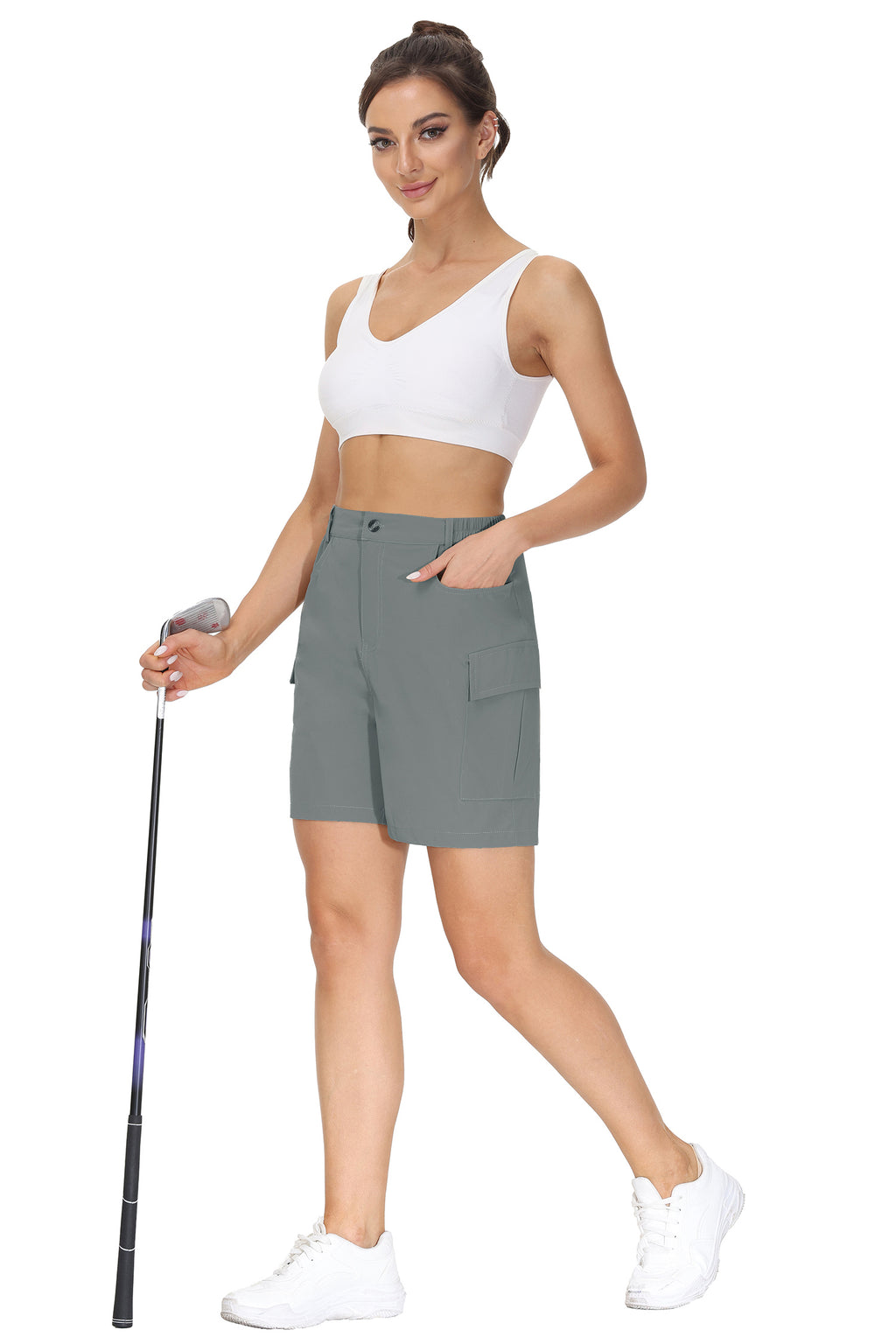 Cakulo Women's 6'' Quick Dry Hiking Shorts