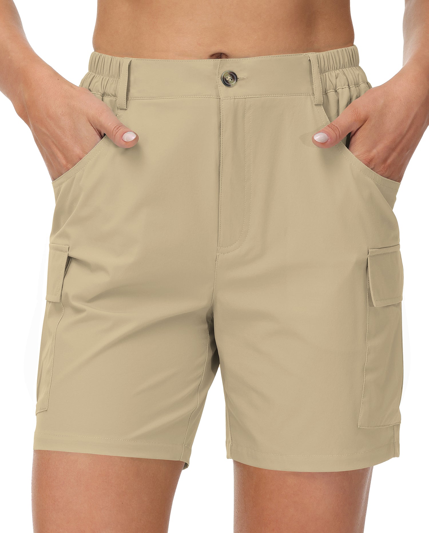 Cakulo Women's 6'' Quick Dry Hiking Shorts