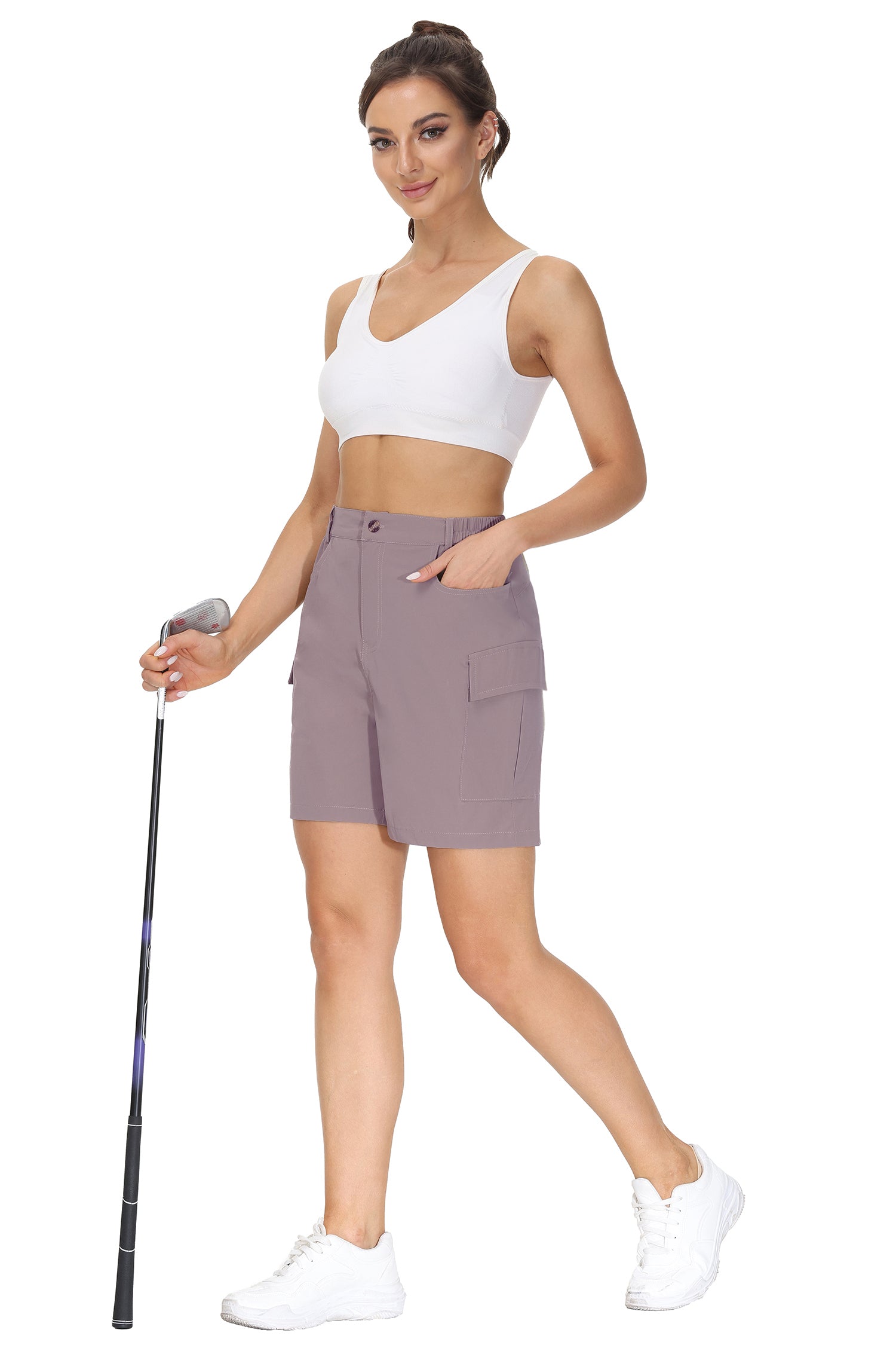 Cakulo Women's 6'' Quick Dry Hiking Shorts