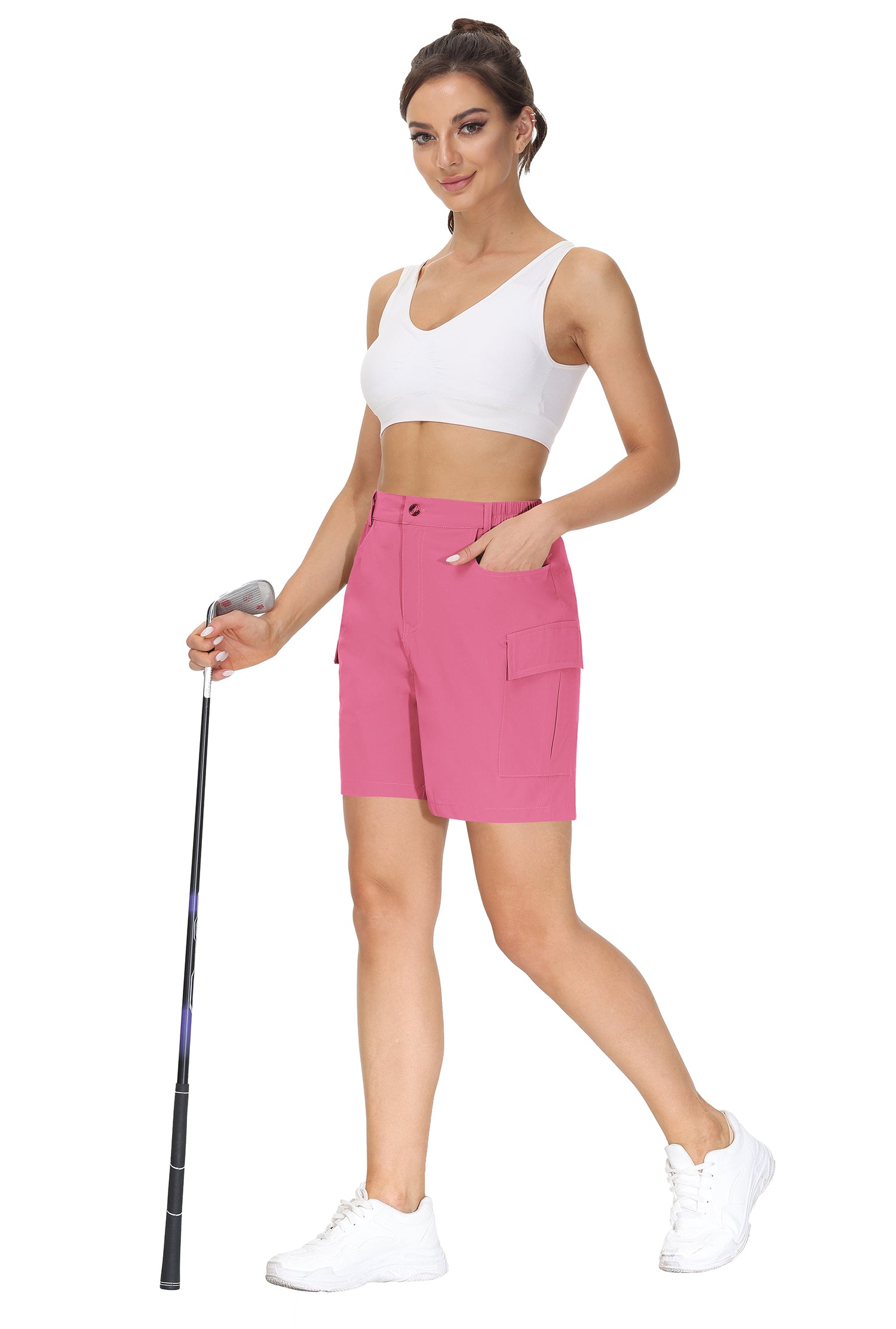 Cakulo Women's 6'' Quick Dry Hiking Shorts