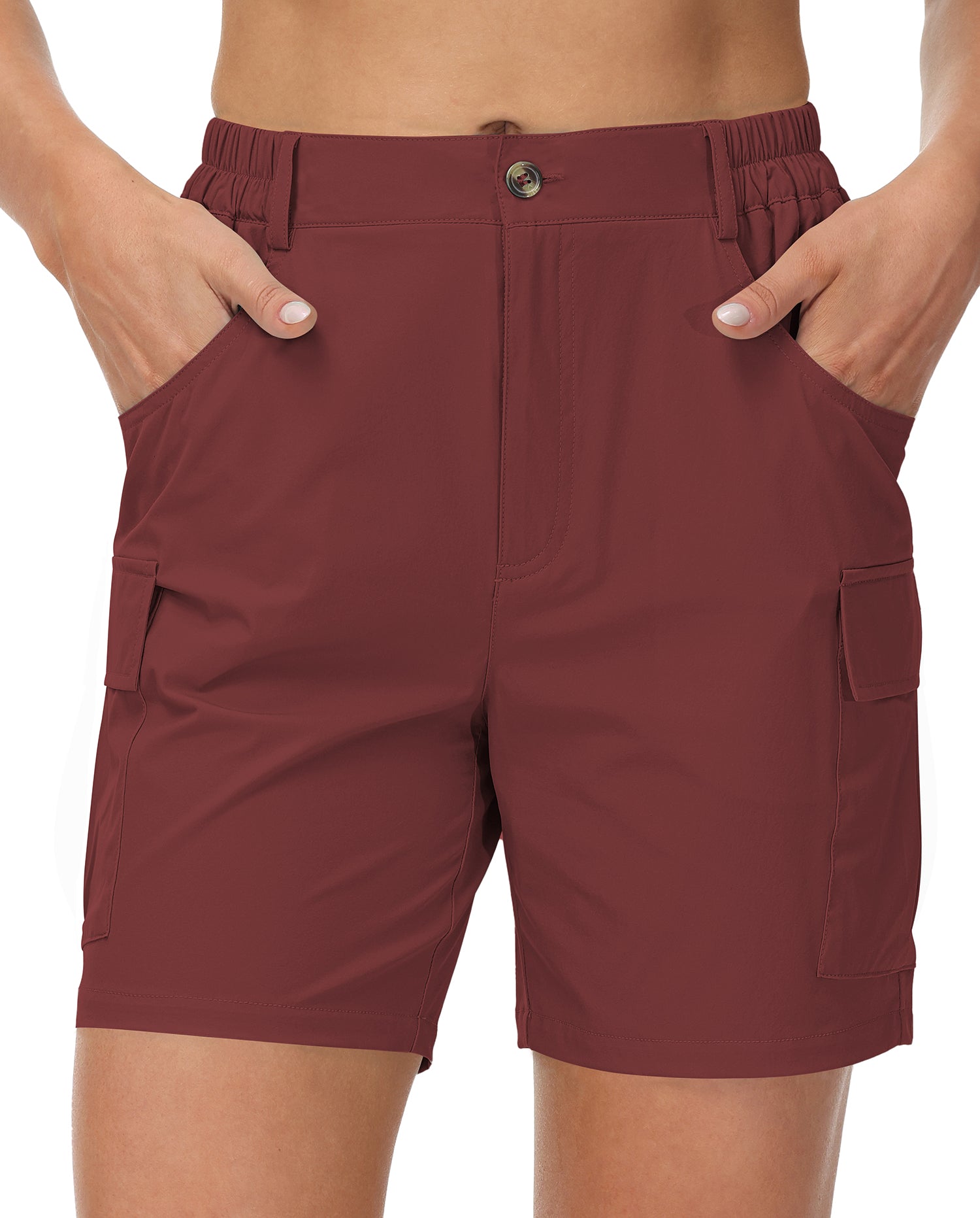 Cakulo Women's 6'' Quick Dry Hiking Shorts