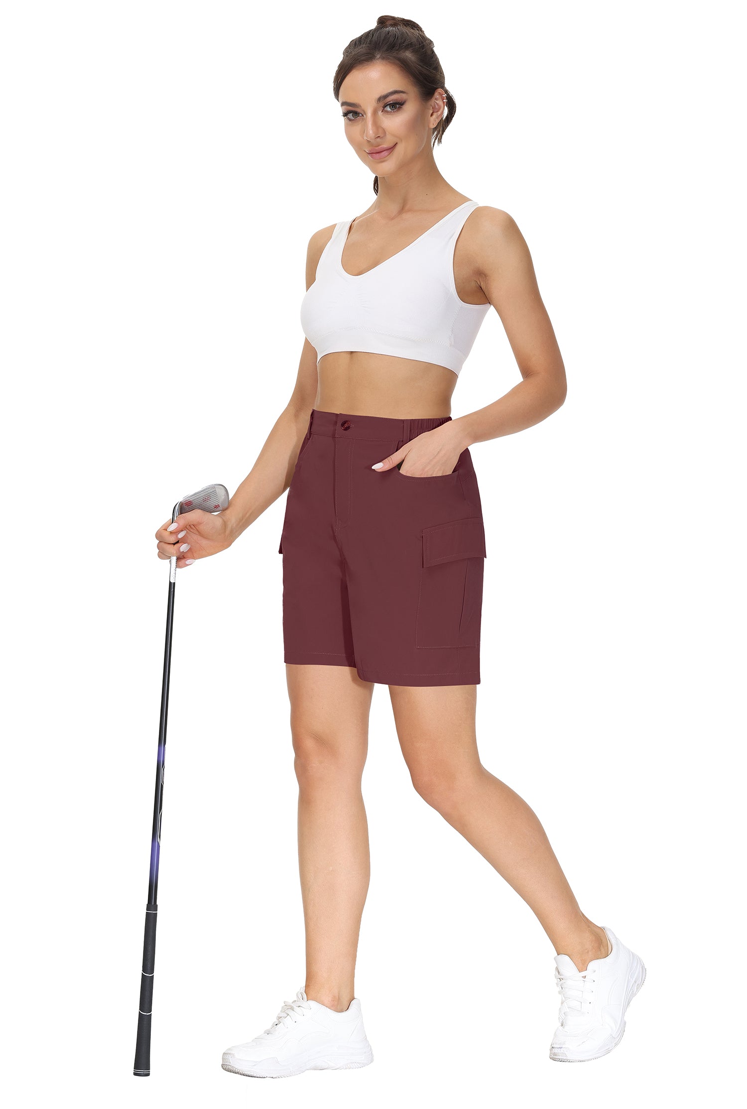 Cakulo Women's 6'' Quick Dry Hiking Shorts