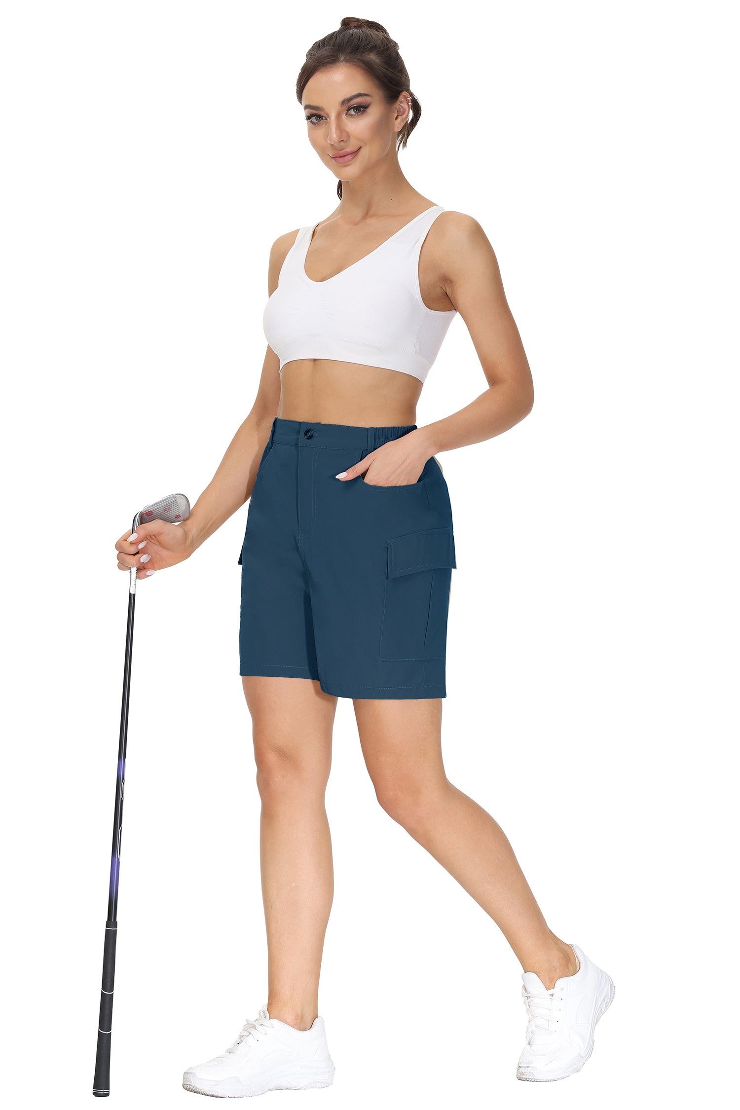 Cakulo Women's 6'' Quick Dry Hiking Shorts