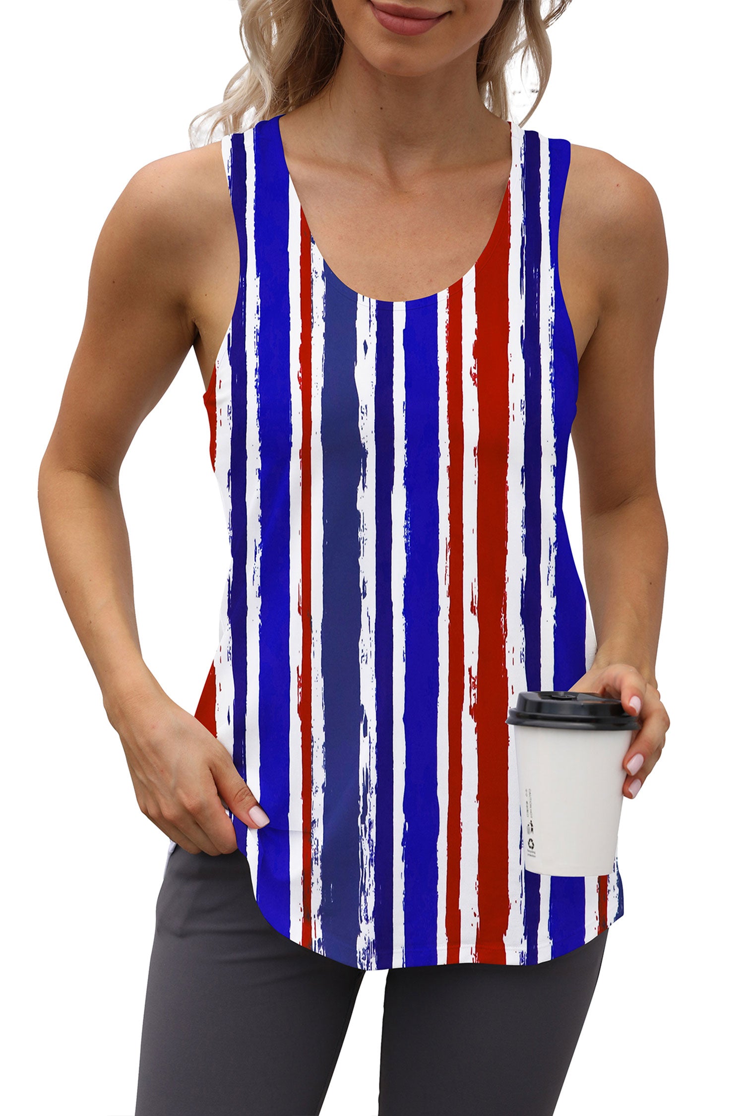 Cakulo Women's Plus Size Workout Tank