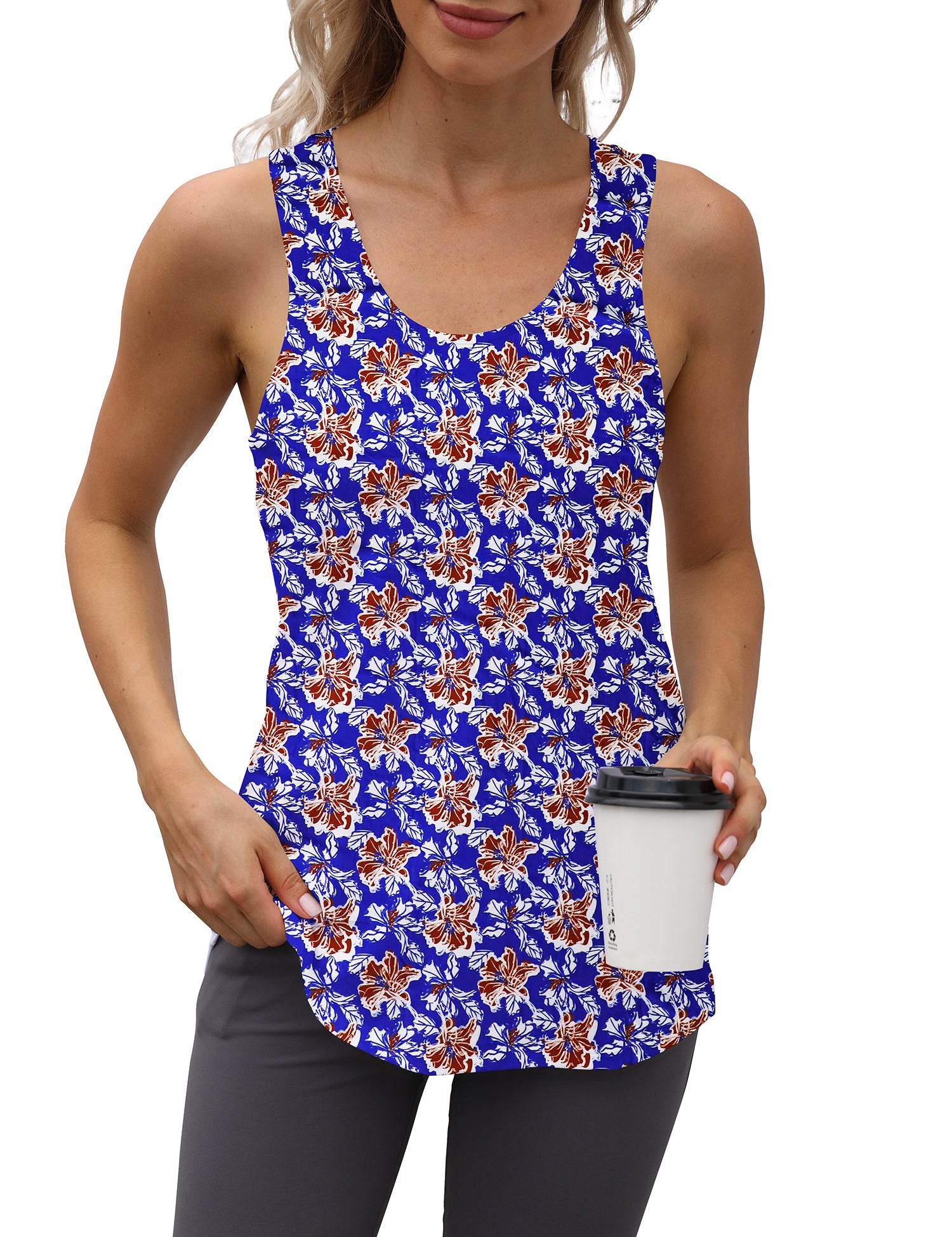 Cakulo Women's Plus Size Workout Tank