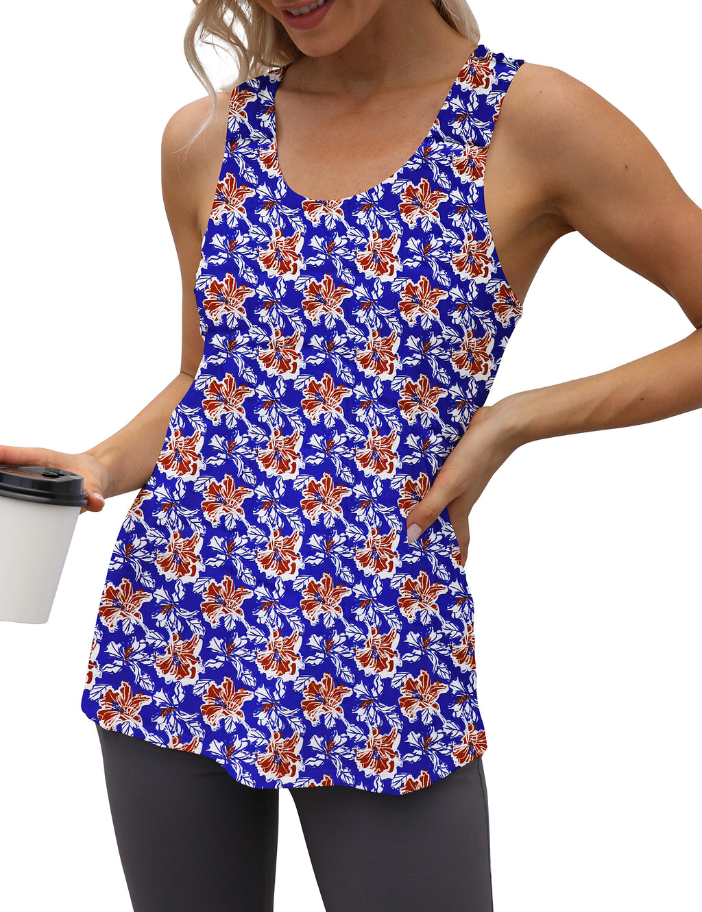 Cakulo Women's Plus Size Workout Tank