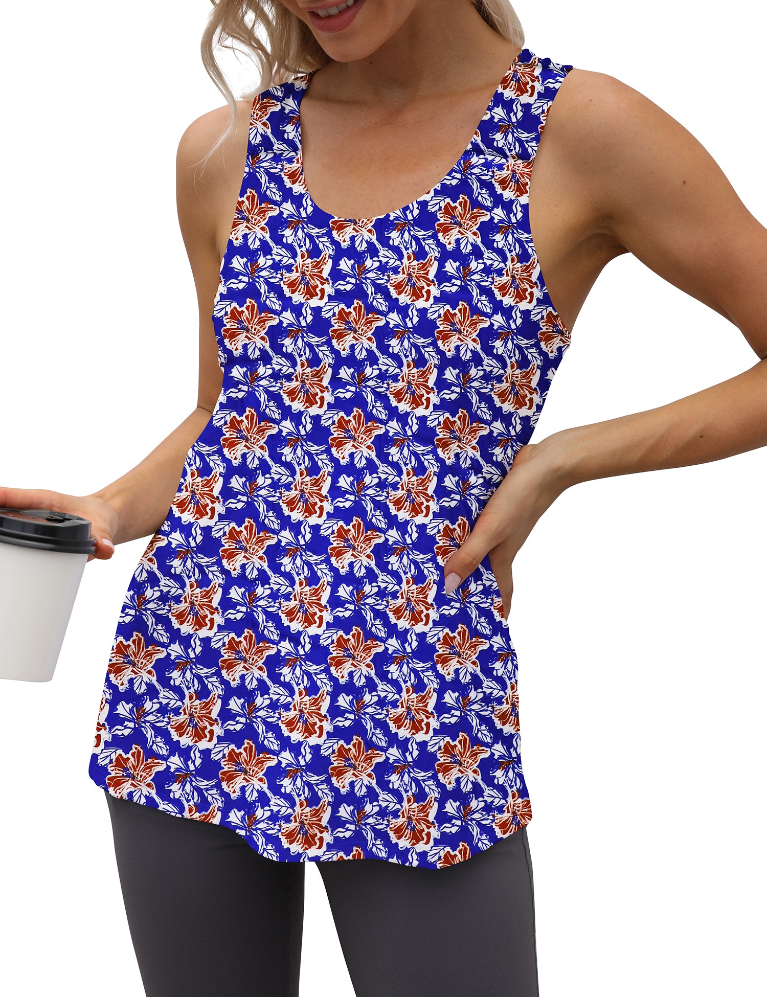 Cakulo Women's Plus Size Workout Tank