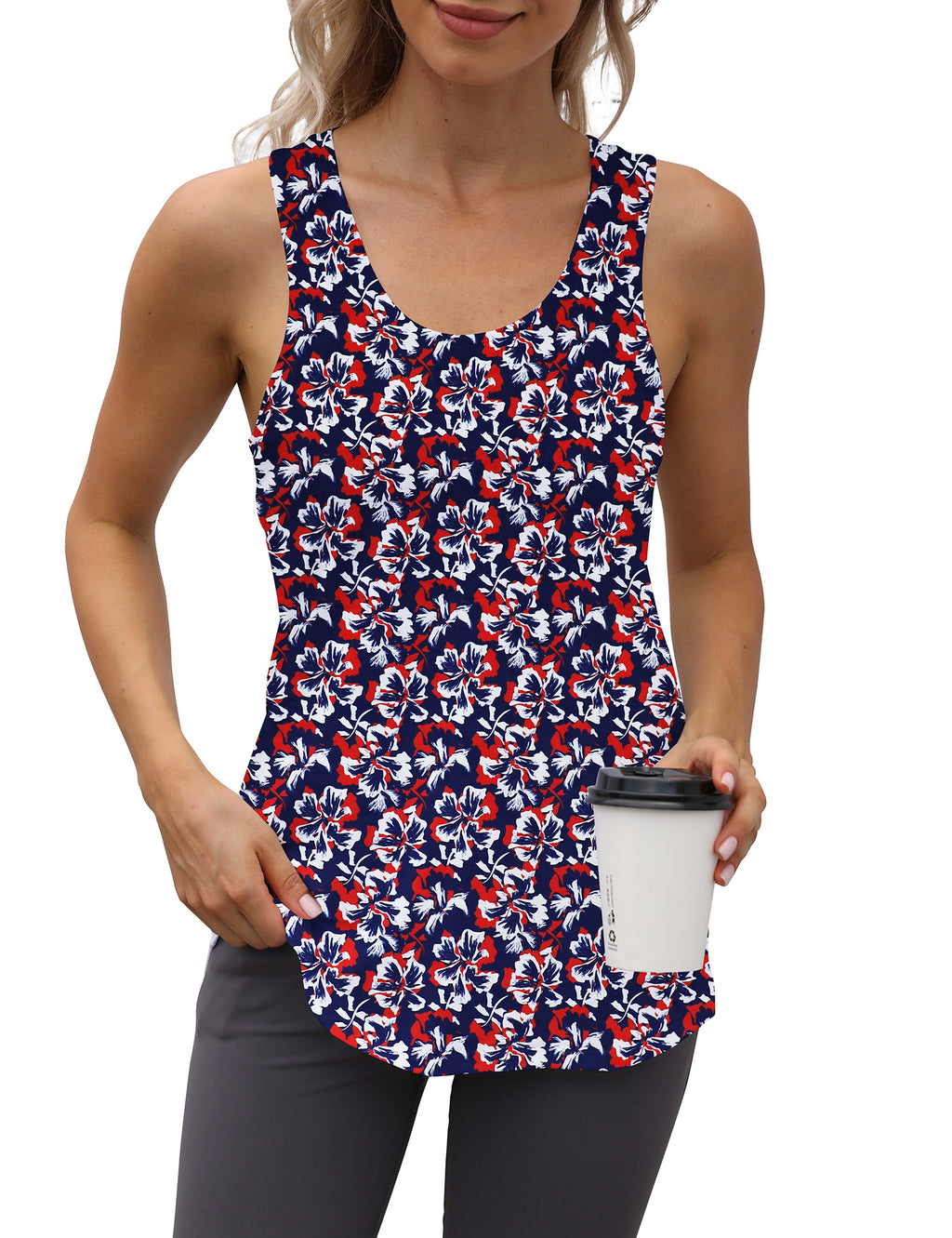 Cakulo Women's Plus Size Workout Tank
