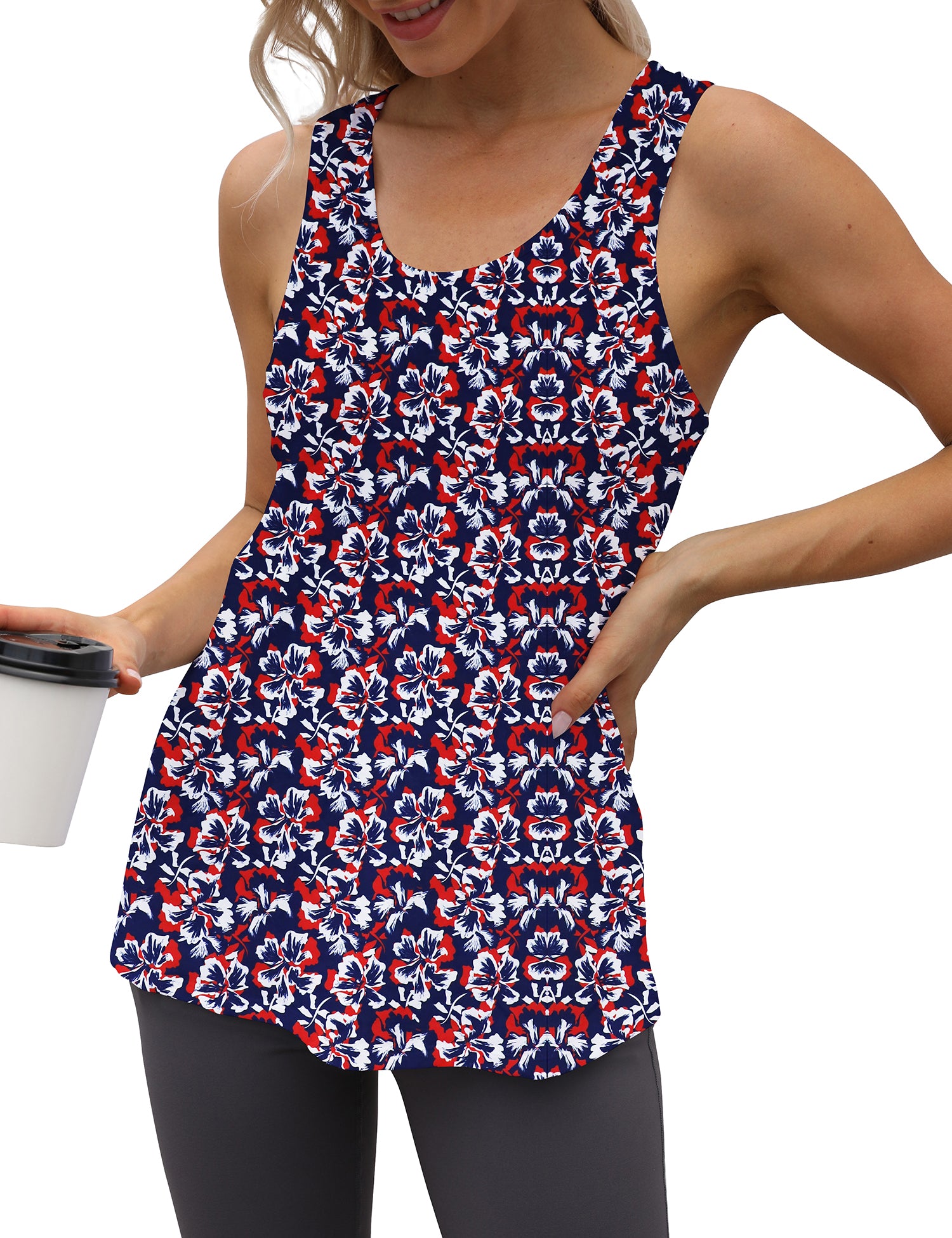 Cakulo Women's Plus Size Workout Tank