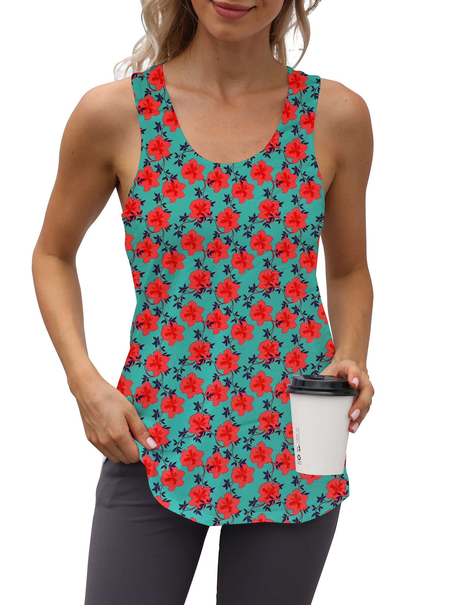 Cakulo Women's Plus Size Workout Tank