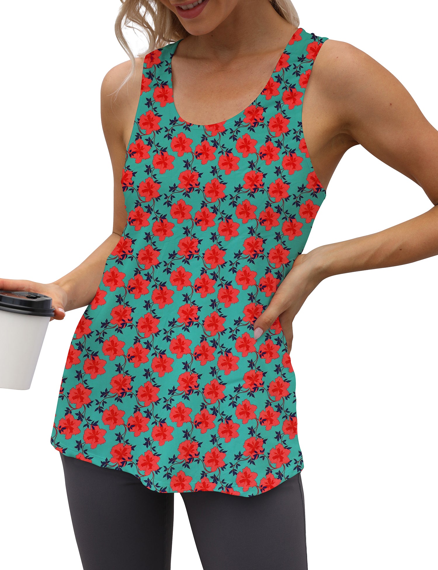 Cakulo Women's Plus Size Workout Tank