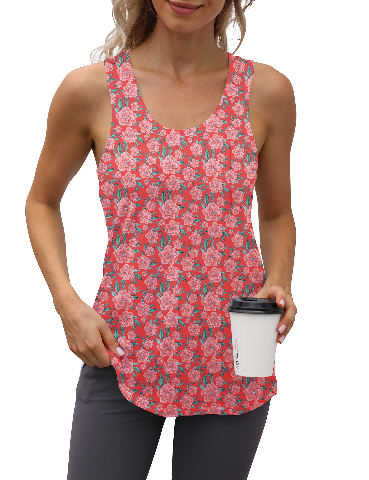 Cakulo Women's Plus Size Workout Tank