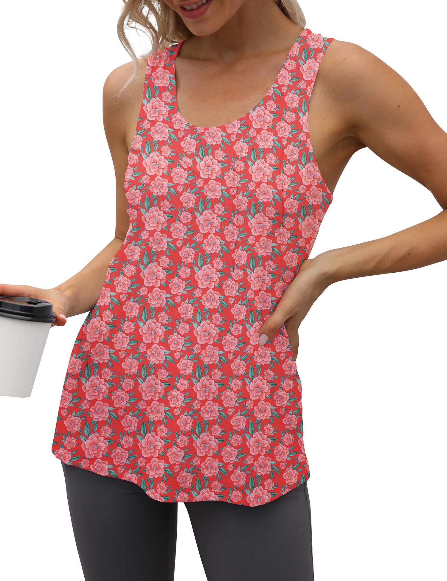Cakulo Women's Plus Size Workout Tank