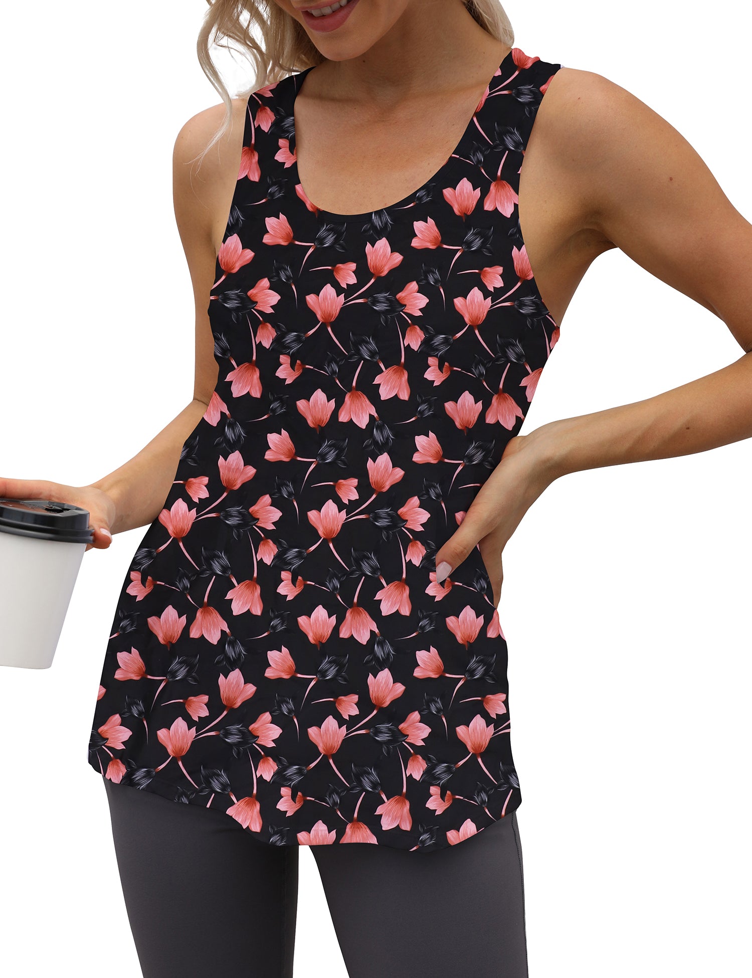 Cakulo Women's Plus Size Workout Tank