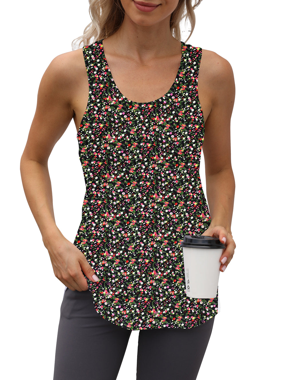 Cakulo Women's Plus Size Workout Tank