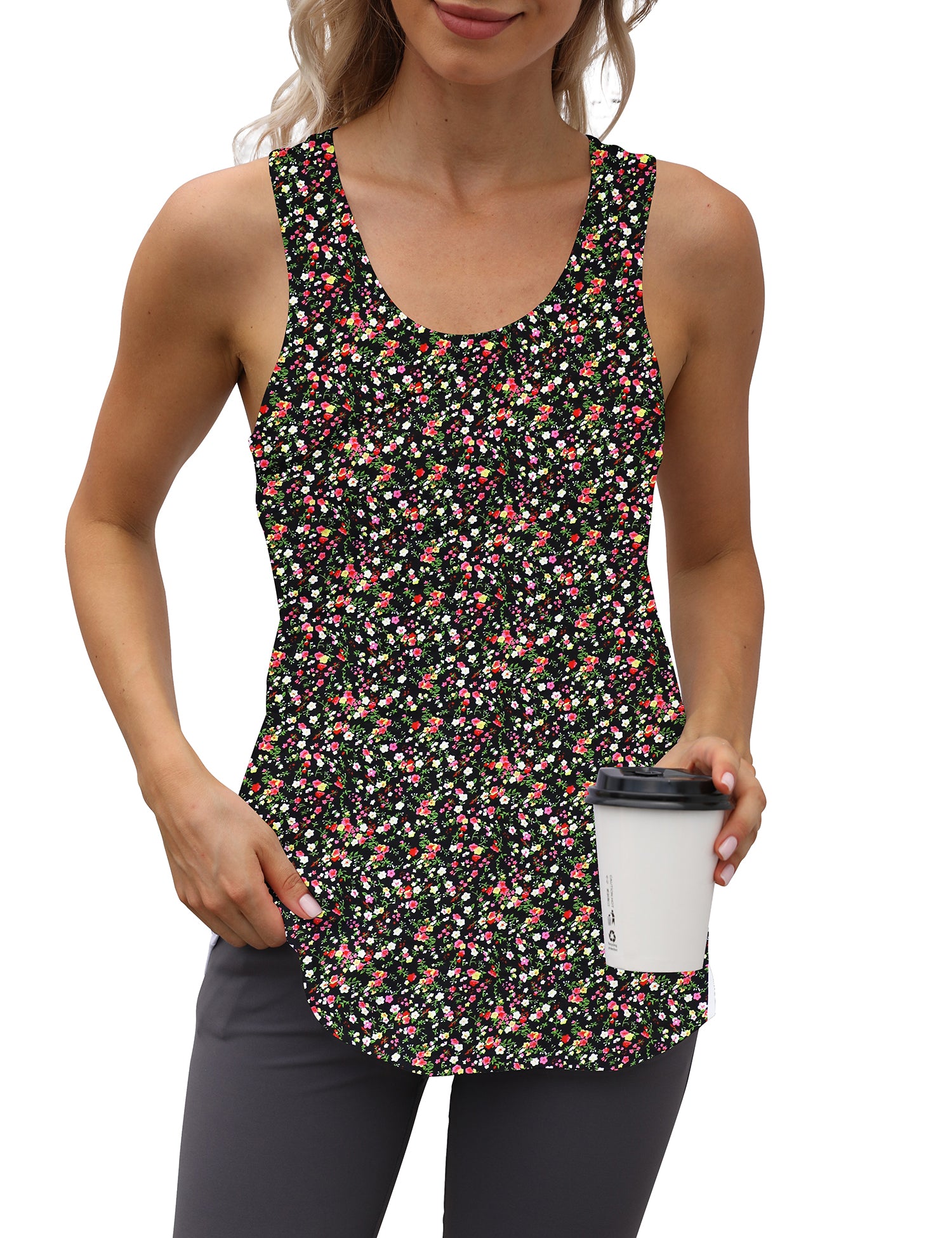 Cakulo Women's Plus Size Workout Tank