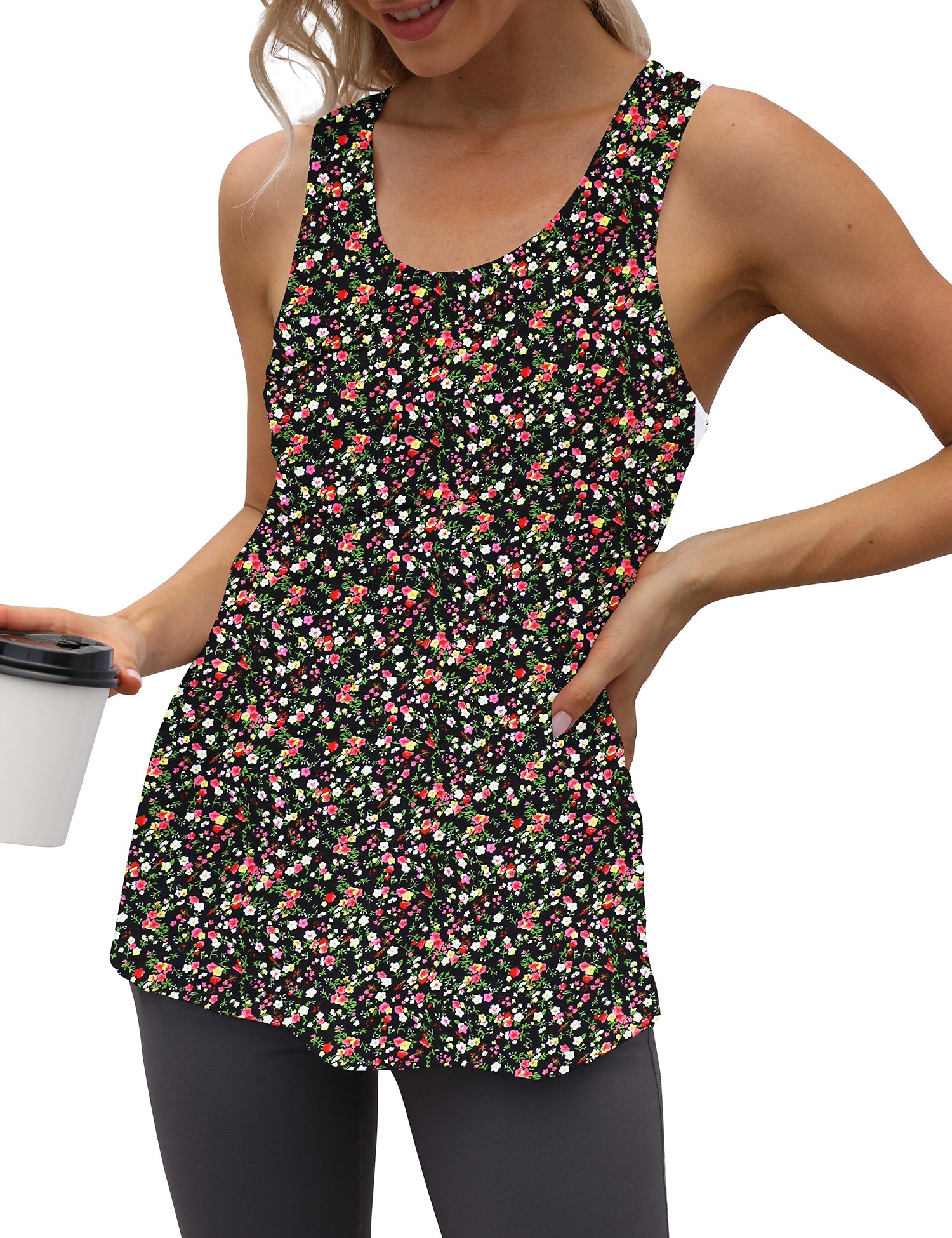 Cakulo Women's Plus Size Workout Tank