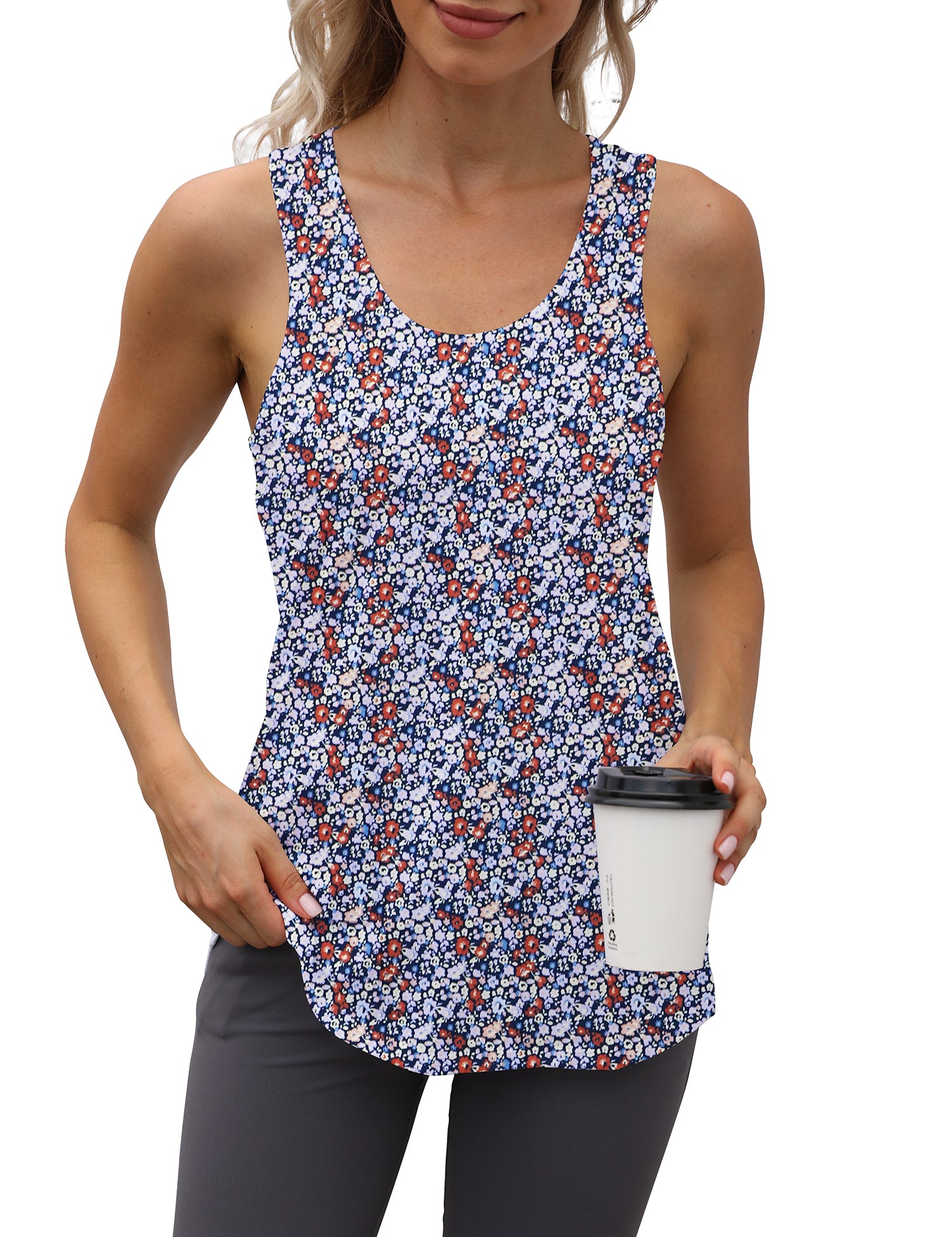 Cakulo Women's Plus Size Workout Tank