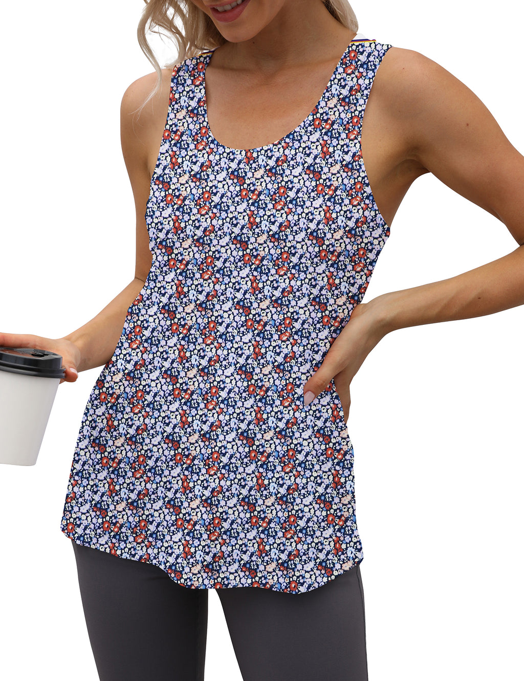 Cakulo Women's Plus Size Workout Tank