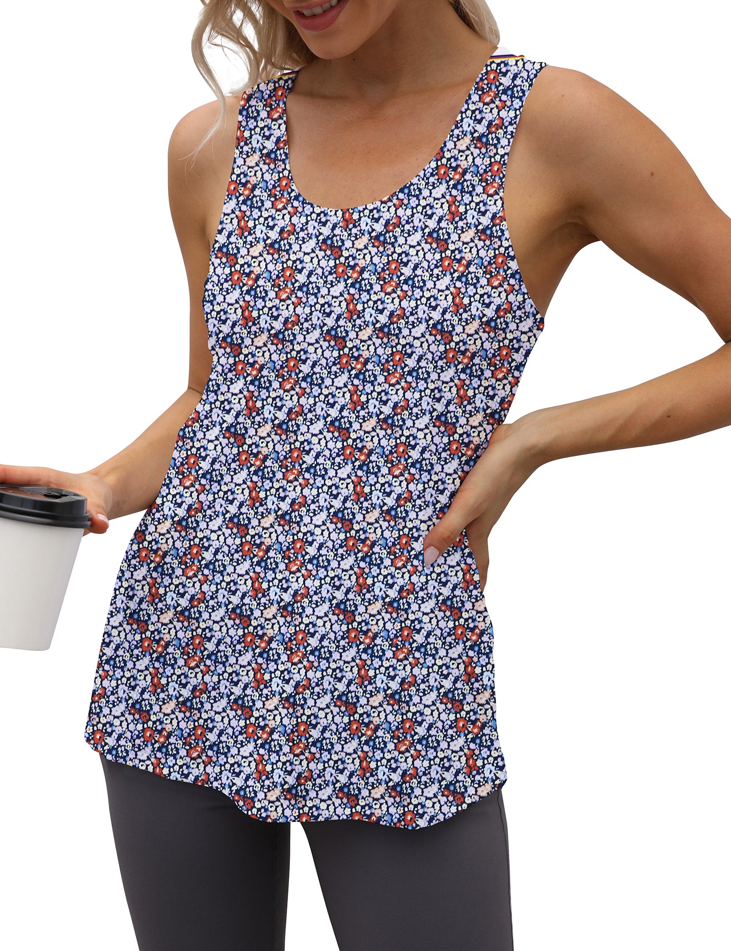 Cakulo Women's Plus Size Workout Tank