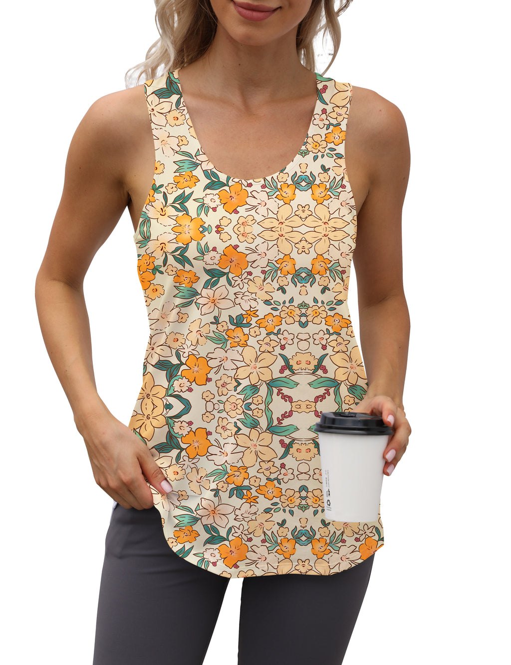 Cakulo Women's Plus Size Workout Tank
