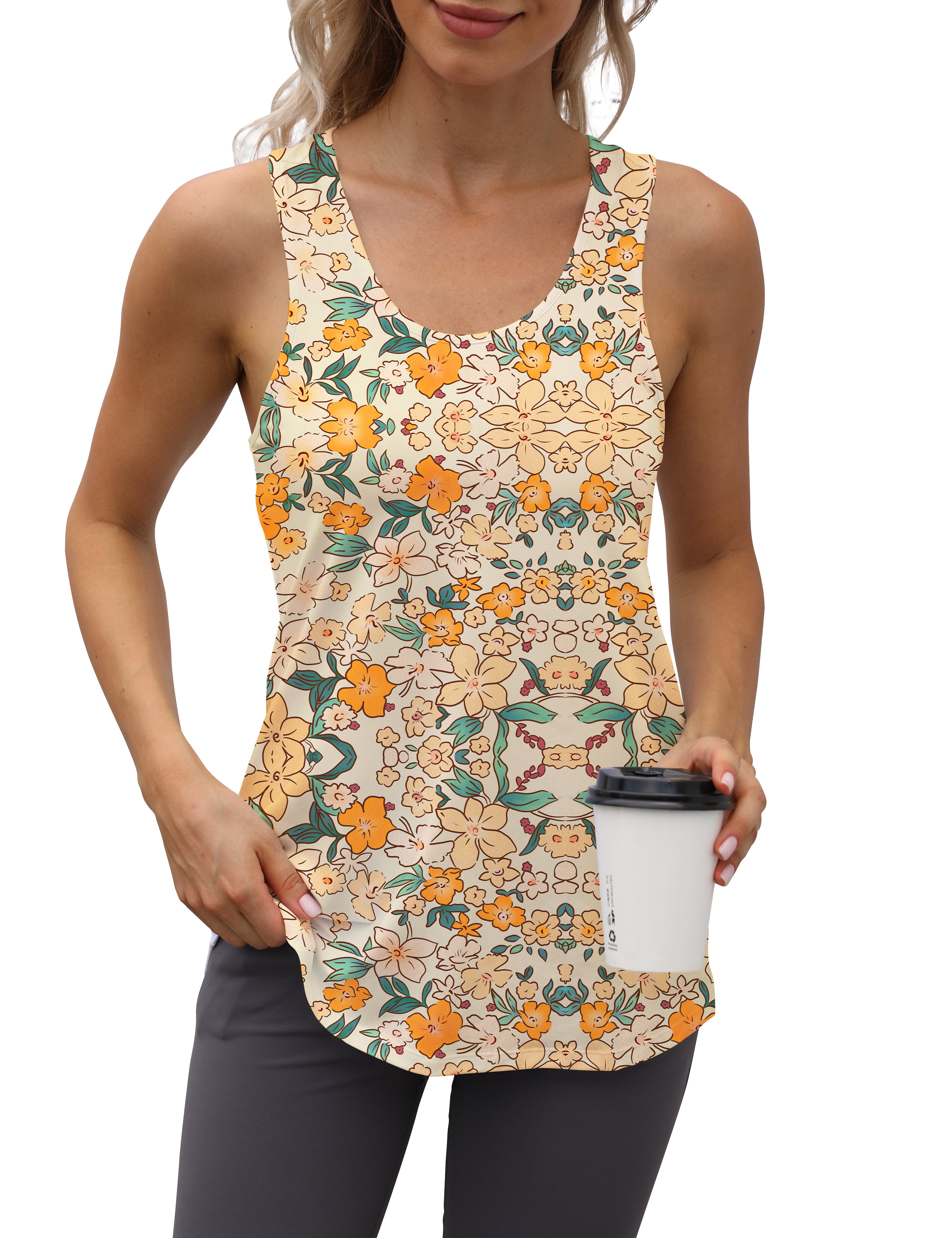 Cakulo Women's Plus Size Workout Tank