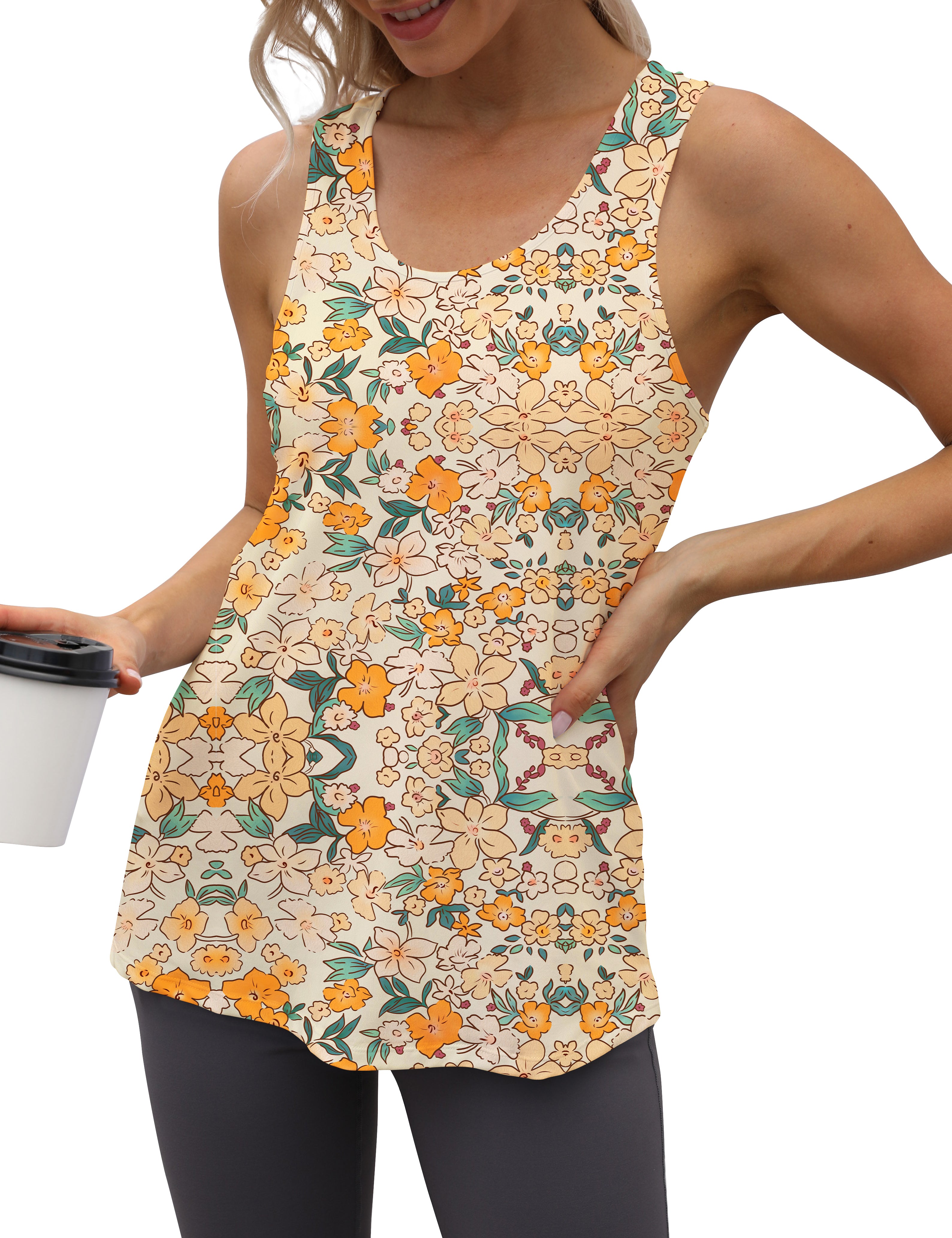 Cakulo Women's Plus Size Workout Tank