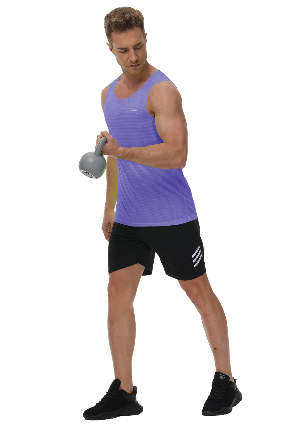 Cakulo Men's Neon Tank Big & Tall Athletic Essentials
