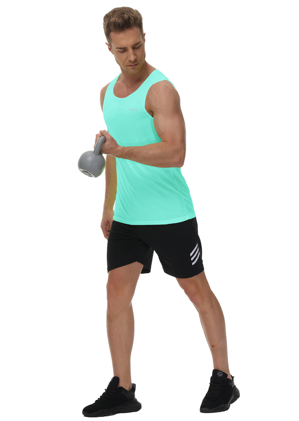 Cakulo Men's Neon Tank Big & Tall Athletic Essentials