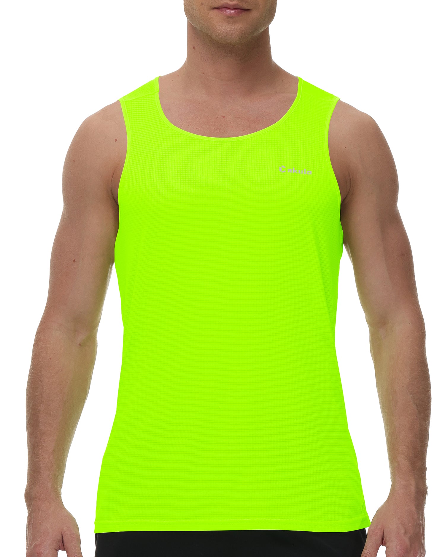 Cakulo Men's Neon Tank Big & Tall Athletic Essentials