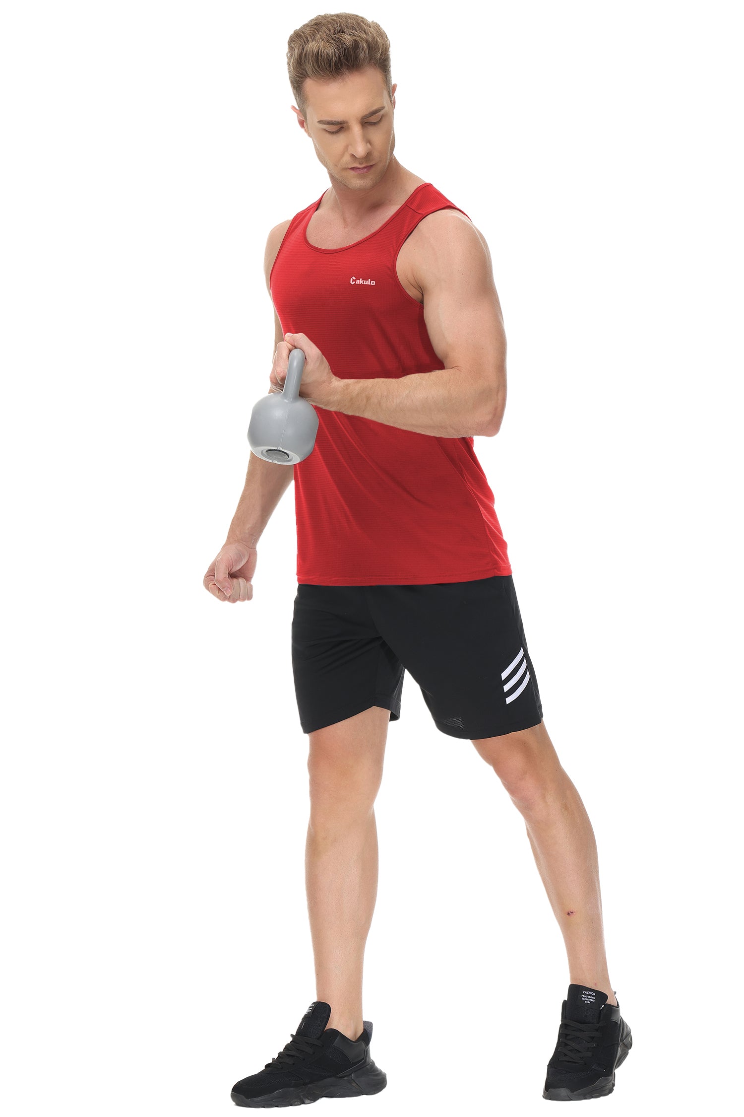 Cakulo Men's Neon Tank Big & Tall Athletic Essentials