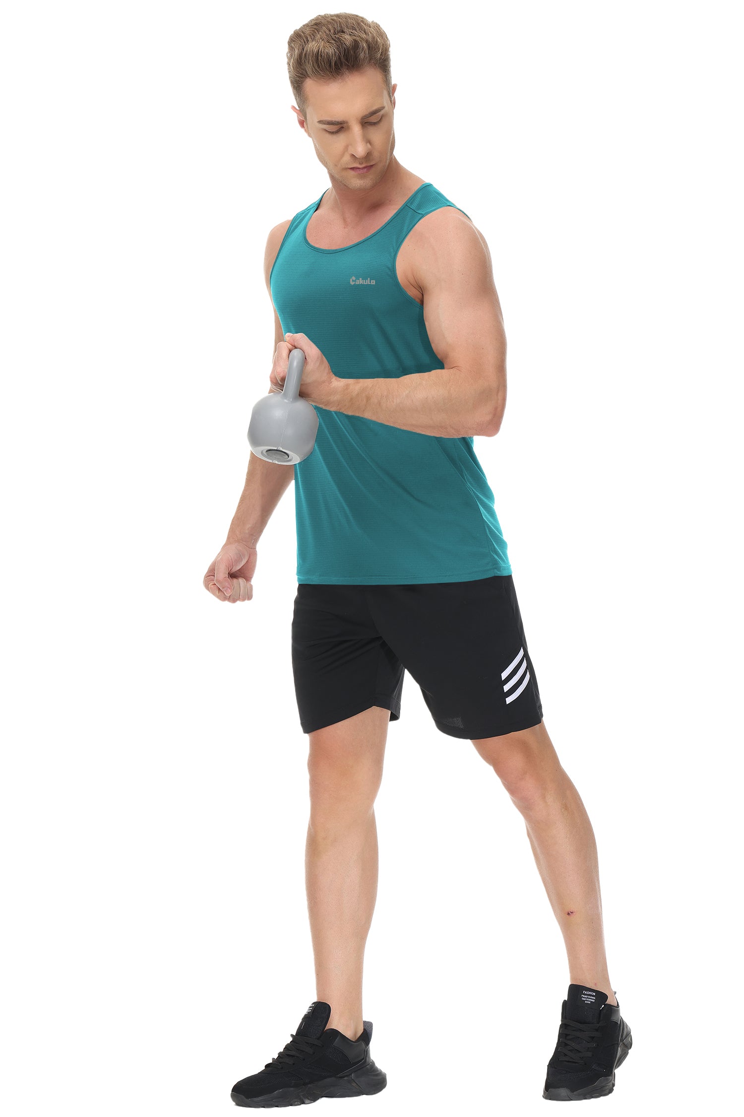 Cakulo Men's Neon Tank Big & Tall Athletic Essentials