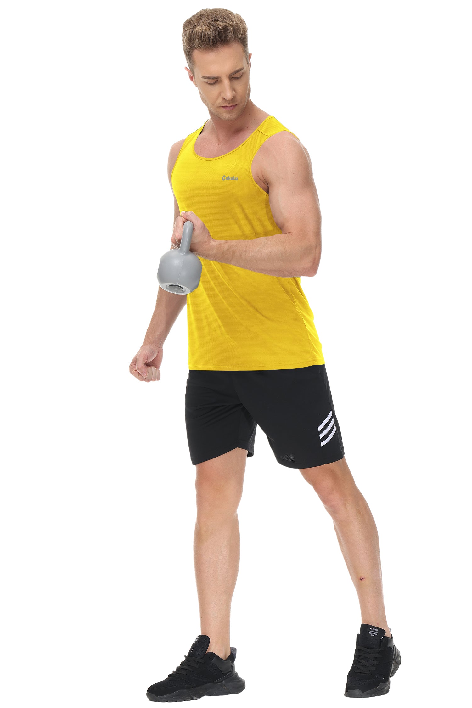 Cakulo Men's Neon Tank Big & Tall Athletic Essentials