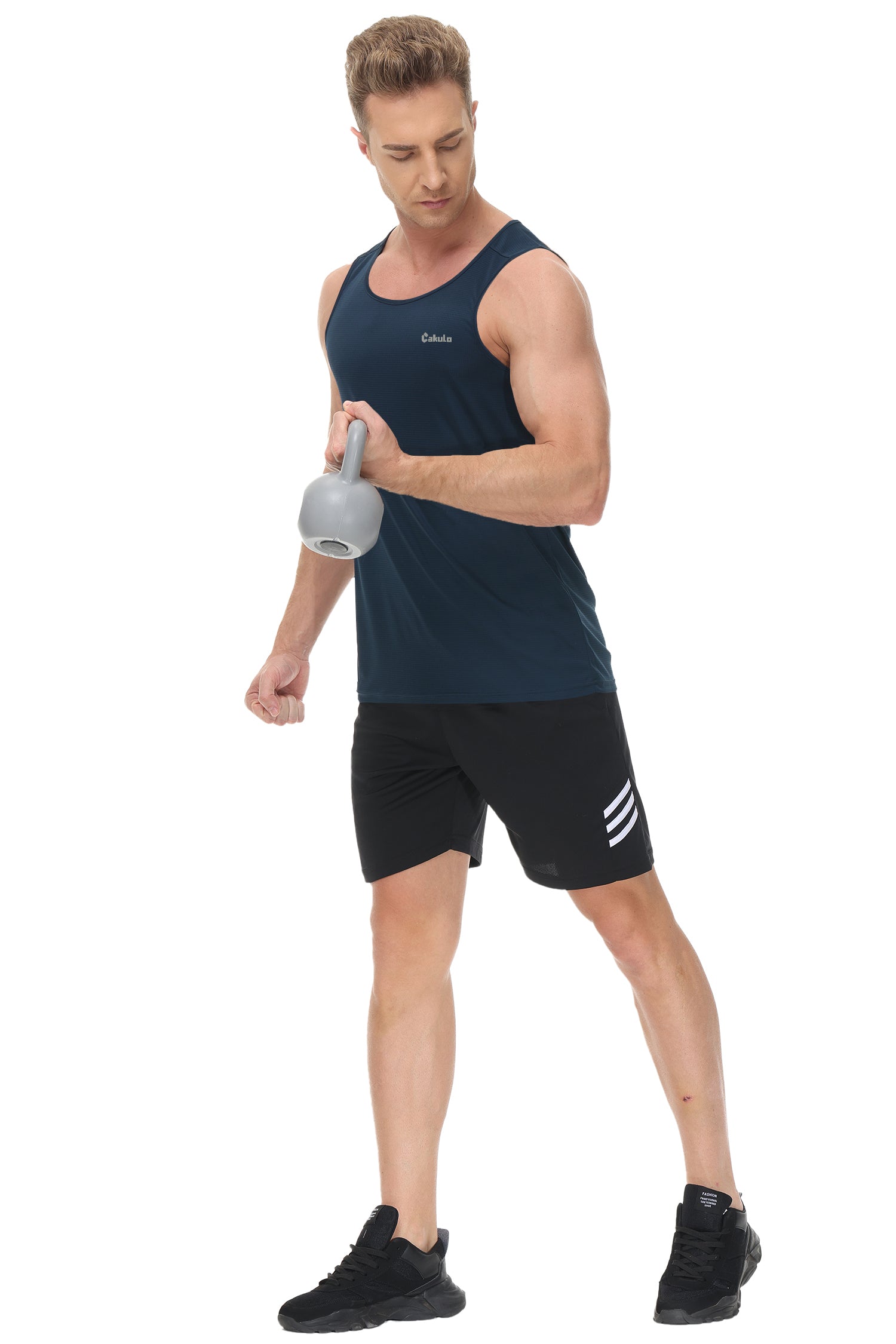 Cakulo Men's Neon Tank Big & Tall Athletic Essentials
